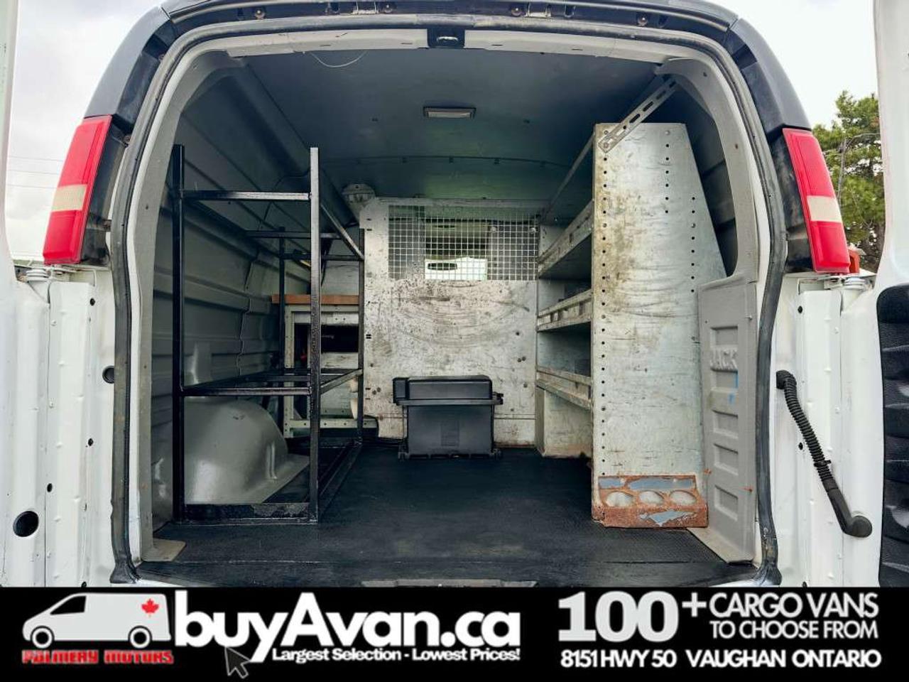 2013 Chevrolet Express 3500 Shelves + Divider V8 Photo