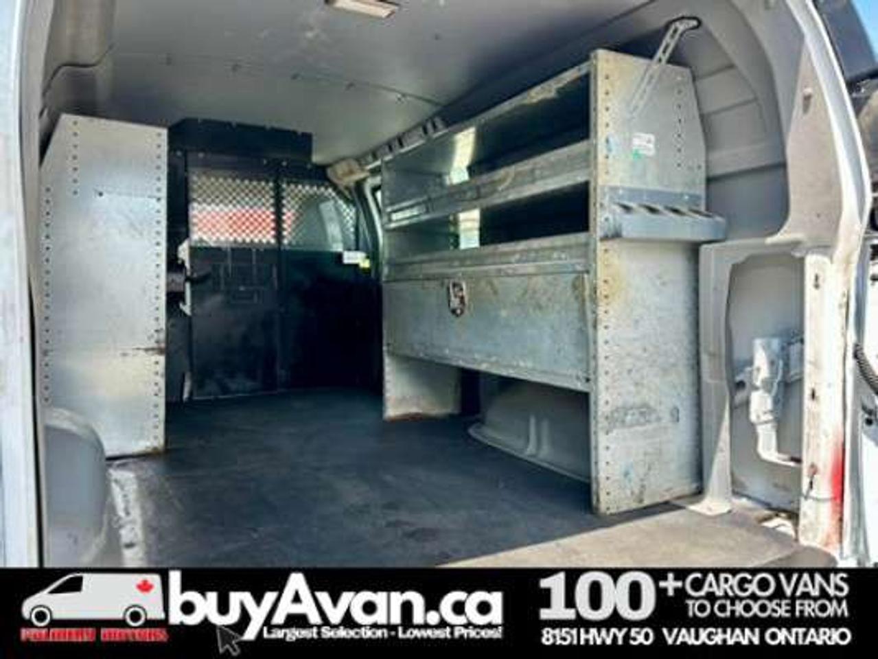 2013 Chevrolet Express 3500 Shelves + Divider   SAFETY INCLUDED Photo