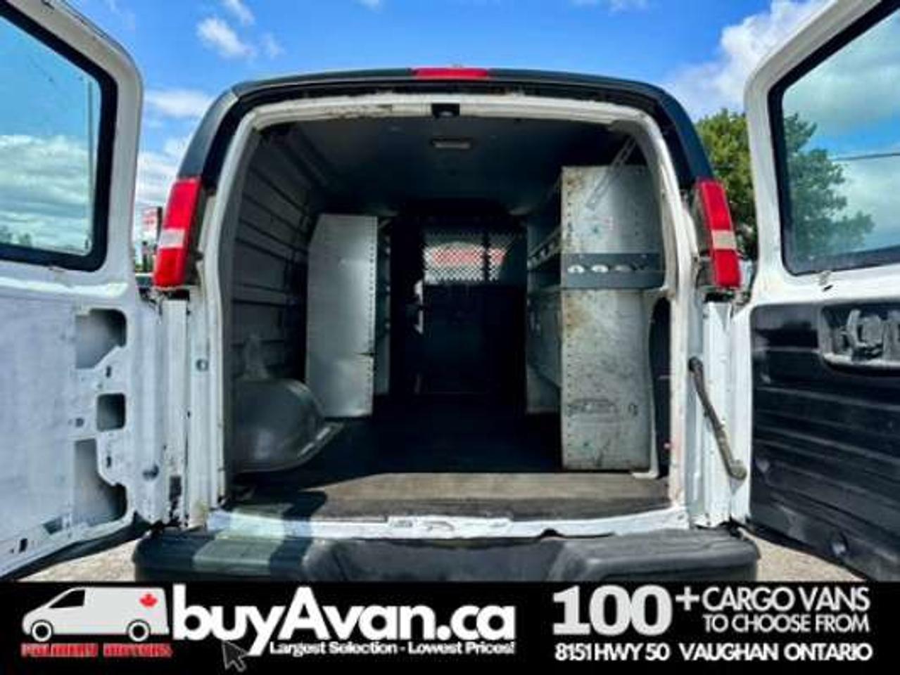 2013 Chevrolet Express 3500 Shelves + Divider   SAFETY INCLUDED Photo