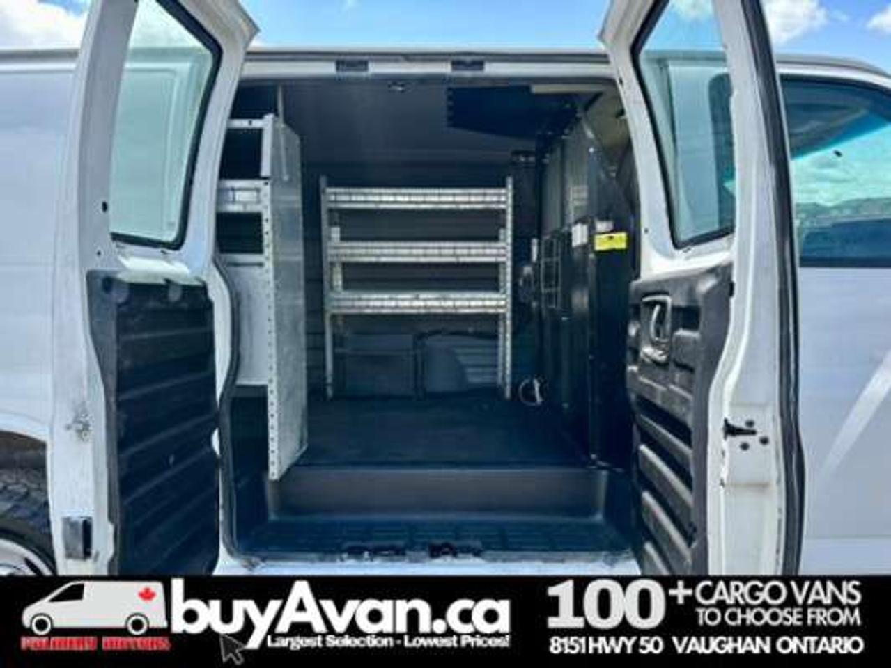 2013 Chevrolet Express 3500 Shelves + Divider   SAFETY INCLUDED Photo
