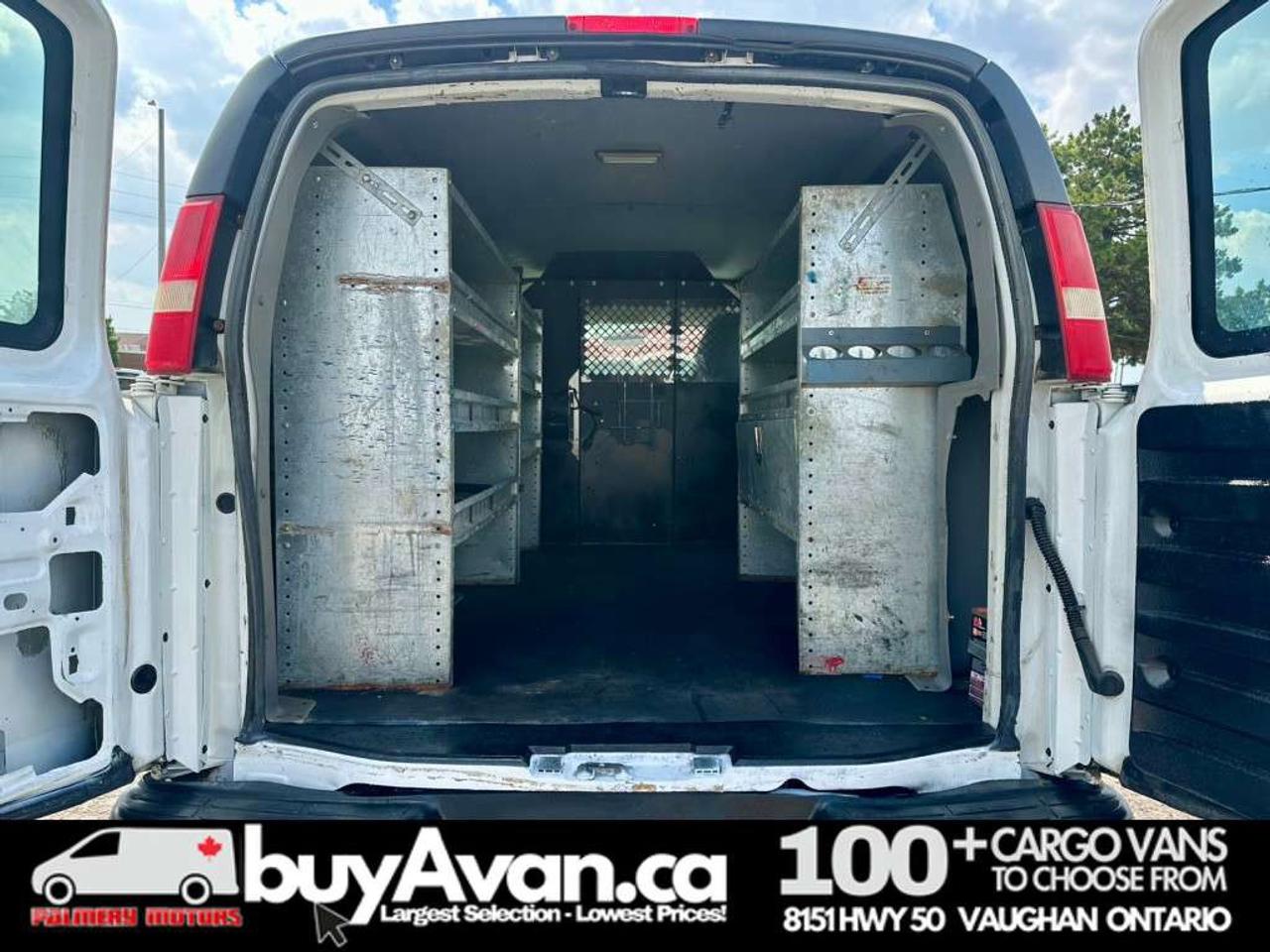 2013 Chevrolet Express 3500 Shelves + Divider Photo