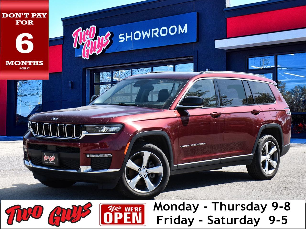 2021 Jeep Grand Cherokee L Limited   Panoroof   Leather   6 Pass Photo0