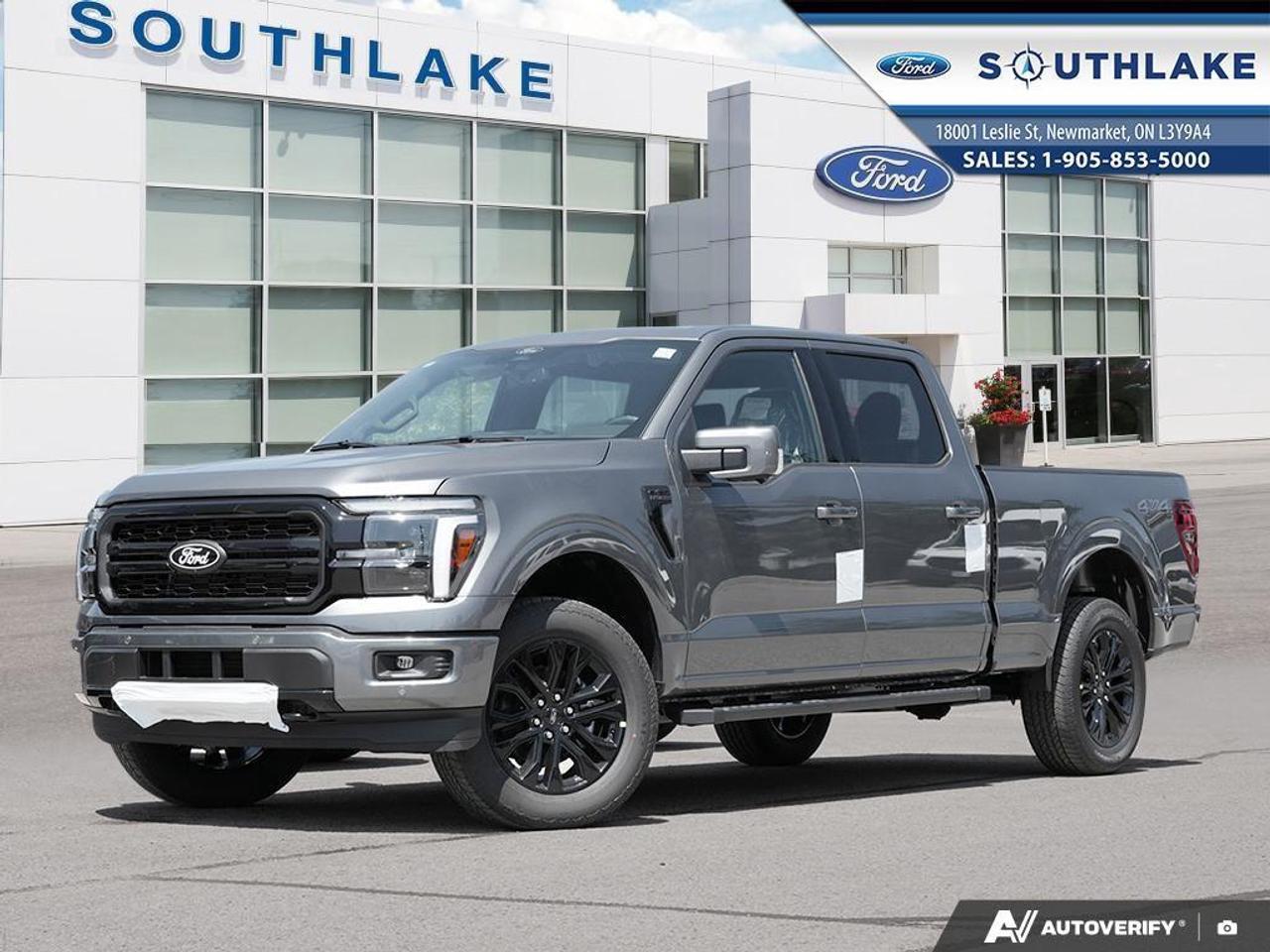 <p>The 2026 Ford F-150 Lariat in Gray sets a high bar for power and sophistication with its robust 4x4 drivetrain. Designed for both rugged terrains and urban landscapes, this new truck promises unparalleled handling and control.</p><p>Its exterior, cloaked in a sleek Gray finish, is complemented by functional running boards, establishing a bold presence on the road. Inside, you’ll find an artful combination of luxury and practicality with leather seats, power adjustable functions, and a spacious SuperCrew cab crafted for comfort without compromise. Modern touches like keyless entry and a refined leather/chrome gear shifter enhance both aesthetics and convenience.</p><p>The F-150 Lariat goes above and beyond in technology, featuring a user-friendly navigation system and smart device integration for seamless connectivity. Safety and innovation meet with features like lane assist, a backup camera, and parking sensors, ensuring peace of mind every mile. Enjoy an elevated driving experience with adaptive cruise control and a heated steering wheel, making every journey effortlessly smooth.</p><p>Designed for those who value both performance and style, the Ford F-150 Lariat is an ideal choice for families and individuals alike. Whether you're hitting the trails or cruising through the city, contact us today to explore how this truck fits your lifestyle perfectly.</p> <p>Here at Southlake Ford we take great pains to make sure our inventory on our site is as up to date as possible so our stock availability is updated twice per day. We know you've spent hours researching your vehicle of choice so we want to make it as easy as possible once you've made your decision. If the vehicle is listed on on our website, it is either in stock, or in-transit and available. Vehicle ETA's can vary but we register the vehicle once you've purchased it so all programs/incentives are protected. </p><p>Now for the fun stuff! Southlake Ford is proud to be partnering with Overdrive Automotive for all of your aftermarket needs or modifications. Lift kits, tires, wheels, winches, you name it and we can get it done. See in store or on our social channels for more details or goto <a target=_blank rel=noopener noreferrer nofollow href=http://www.overdriveauto.com>www.overdriveauto.com</a> </p>