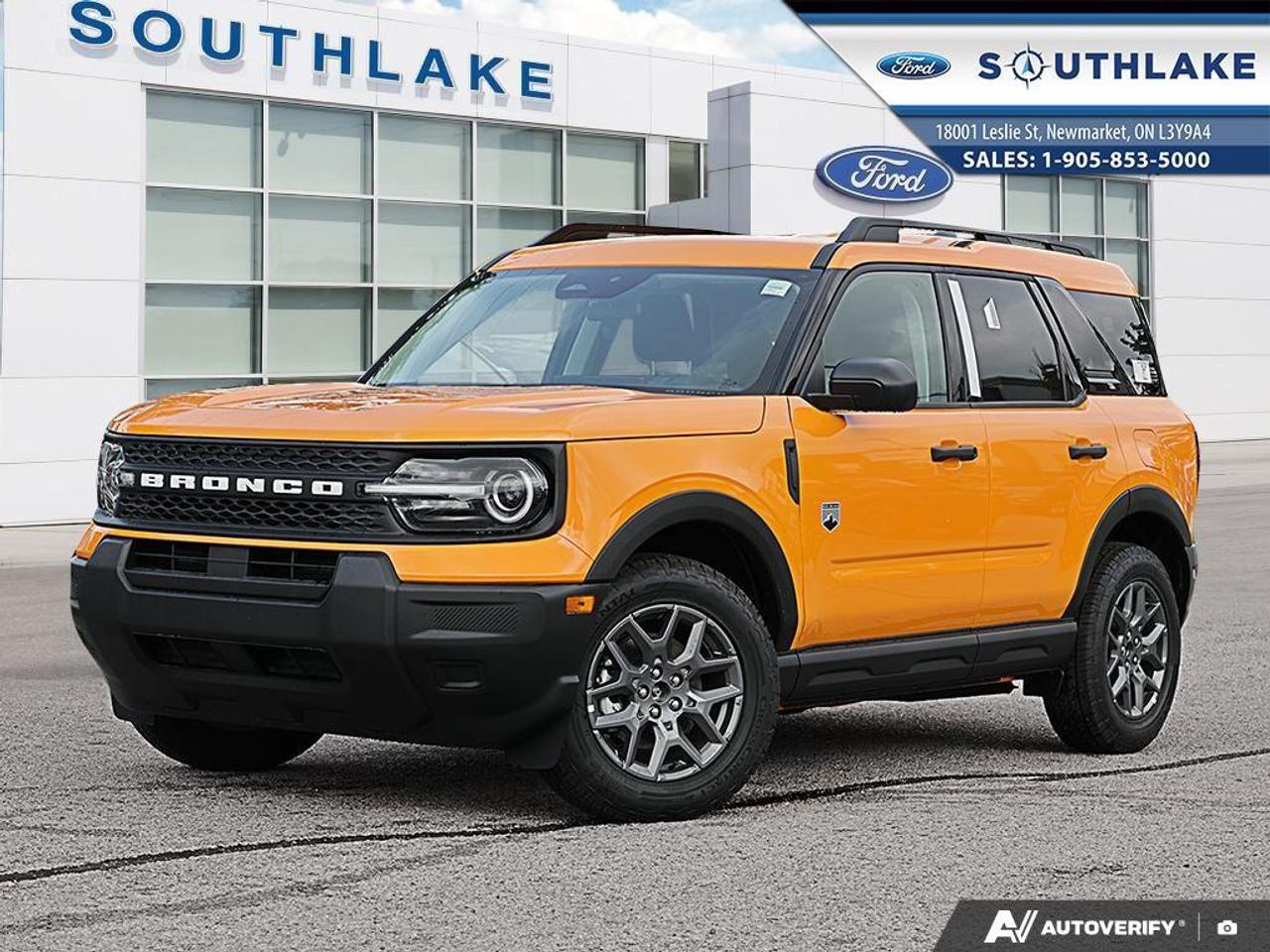 <p>The 2026 Ford Bronco Sport Big Bend 4x4 in eye-catching Orange is designed to tackle any terrain with its robust 4×4 drivetrain, delivering a responsive driving experience. This SUV embodies a bold stance with its rugged exterior that’s ready for both urban and off-road adventures.</p><p>Step inside to find a spacious and stylish Tan interior, offering comfort and practicality. The Bronco Sport is equipped with features like alloy wheels and heated mirrors that enhance its functionality and appearance. With options such as heated seats and power seats, you can customize your comfort on every journey.</p><p>This vehicle is a tech-savvy driver's dream, featuring a backup camera, Bluetooth connection, and smart device integration to keep you connected on the go. Safety is paramount with features including lane assist, brake assist, and parking sensors, making every drive secure. Adaptive cruise control takes the stress out of long drives, while the wi-fi hotspot ensures that passengers can stay connected wherever they are.</p><p>Perfect for outdoor enthusiasts or families seeking adventure, the 2026 Ford Bronco Sport Big Bend is ready to be your gateway to exploration. Contact us today to learn more about this dynamic SUV and how it can elevate your driving experience.</p> <p>Here at Southlake Ford we take great pains to make sure our inventory on our site is as up to date as possible so our stock availability is updated twice per day. We know you've spent hours researching your vehicle of choice so we want to make it as easy as possible once you've made your decision. If the vehicle is listed on on our website, it is either in stock, or in-transit and available. Vehicle ETA's can vary but we register the vehicle once you've purchased it so all programs/incentives are protected. </p><p>Now for the fun stuff! Southlake Ford is proud to be partnering with Overdrive Automotive for all of your aftermarket needs or modifications. Lift kits, tires, wheels, winches, you name it and we can get it done. See in store or on our social channels for more details or goto <a target=_blank rel=noopener noreferrer nofollow href=http://www.overdriveauto.com>www.overdriveauto.com</a> </p>