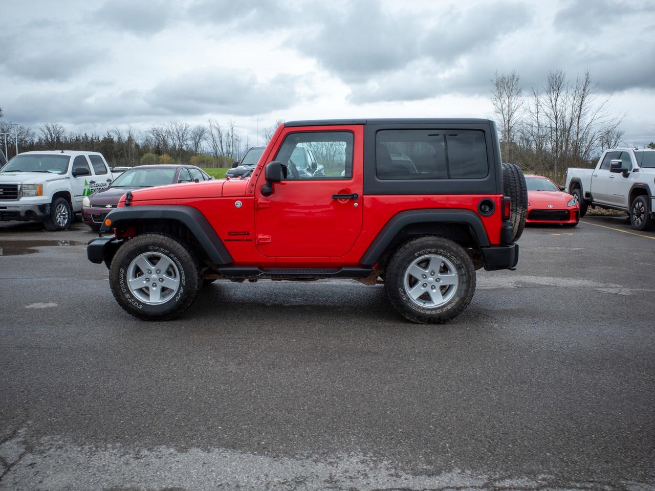 2015 Jeep Wrangler Sport - Convertible Soft Top   Rollover Protection Photo