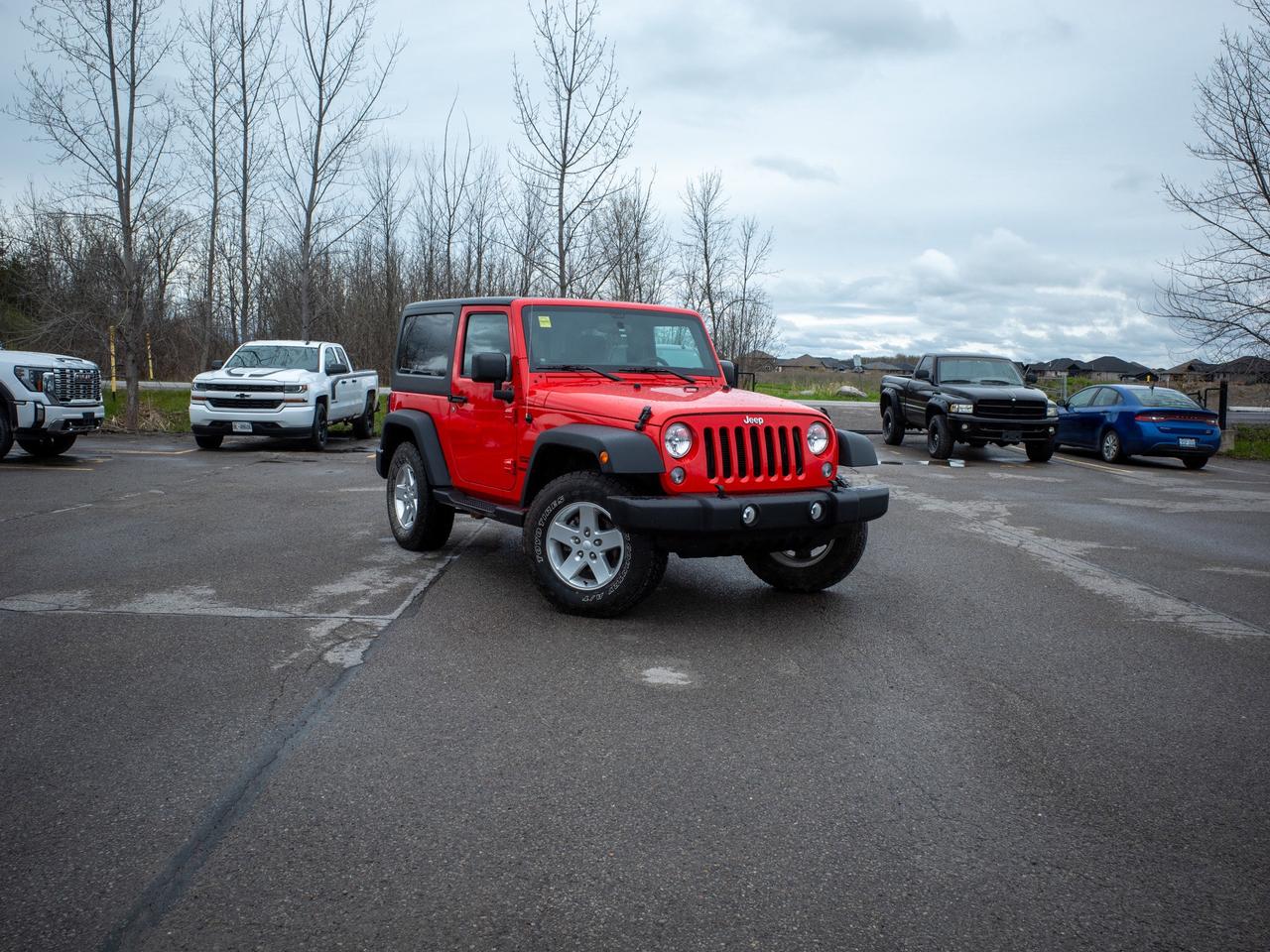 2015 Jeep Wrangler Sport - Convertible Soft Top   Rollover Protection Photo
