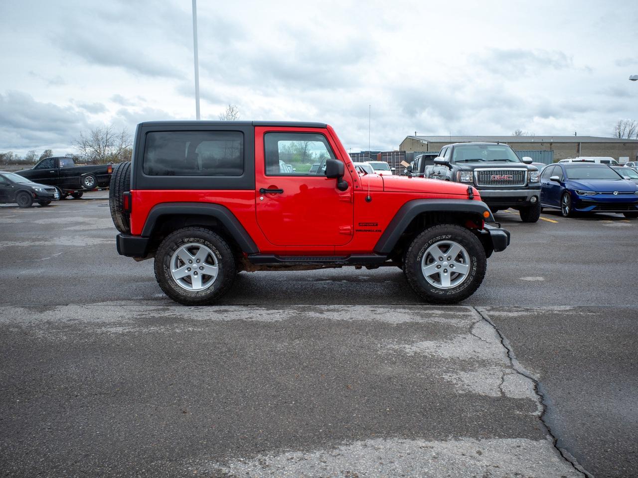 2015 Jeep Wrangler Sport - Convertible Soft Top   Rollover Protection Photo