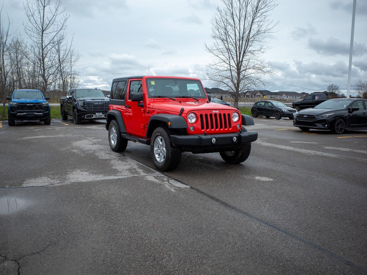 2015 Jeep Wrangler Sport - Convertible Soft Top   Rollover Protection Photo