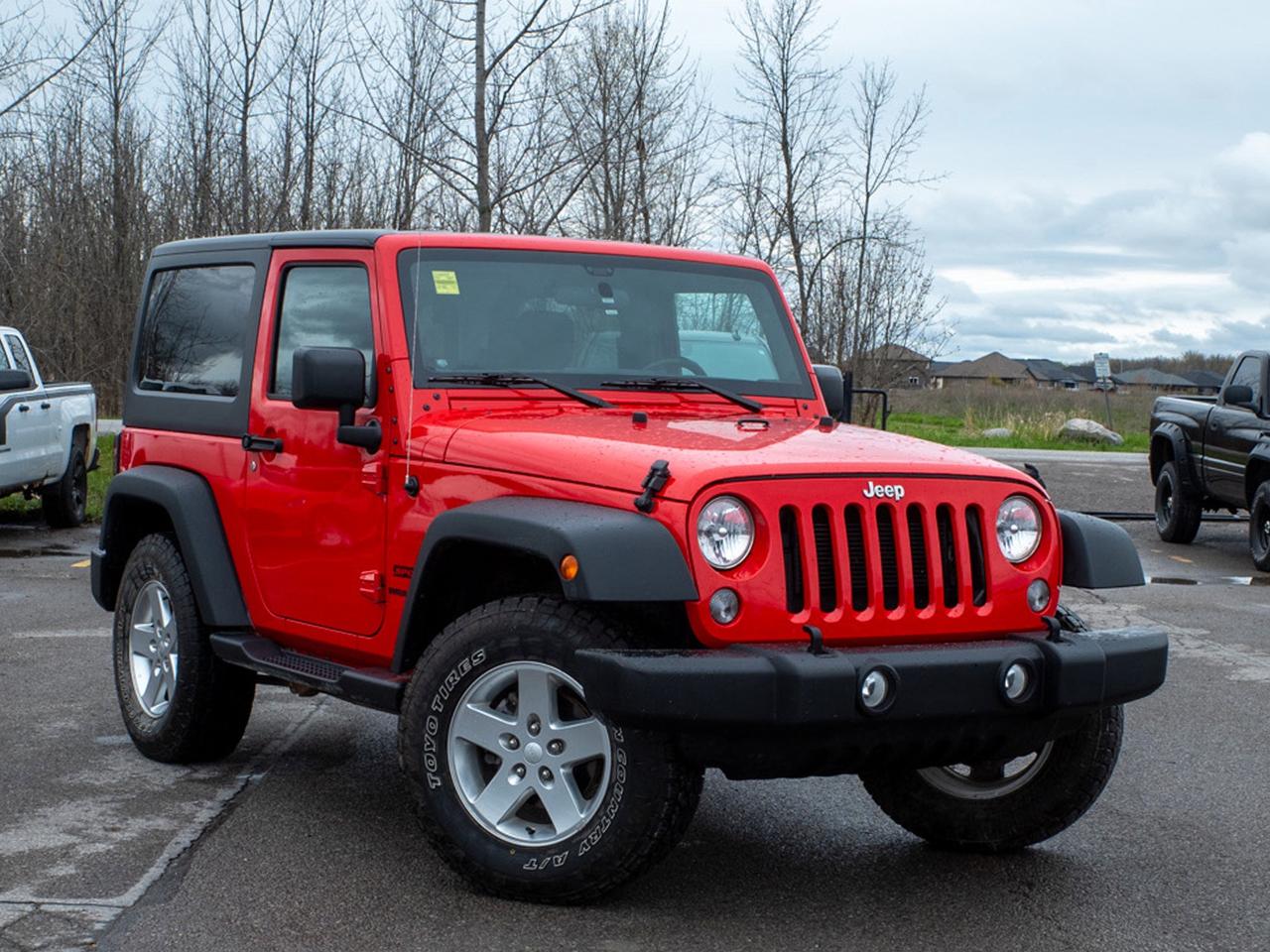 2015 Jeep Wrangler Sport - Convertible Soft Top   Rollover Protection Photo
