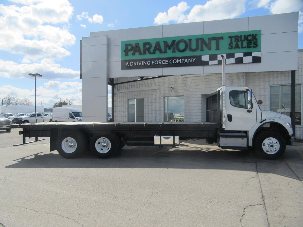 2019 Freightliner M2-106 DIESEL NEW 26FT FLAT DECK WITH TIE STRAP PACKAGE Photo