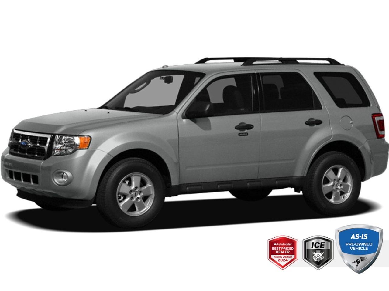 Recent Arrival!<br><br><br>| No Accidents, | Apple CarPlay/Android Auto, | Non-Smoker, LOCAL TRADE, Duratec 3.0L V6, AWD, 2.93 Axle Ratio, Automatic temperature control, Delay-off headlights, Front Bucket Seats, Fully automatic headlights, GVWR: 2,123 kgs (4,680 lb) Payload Package, Heated front seats, Power driver seat, Power moonroof, Rear Parking Sensors, SIRIUS Satellite Radio.<br><br>Brilliant Silver Clearcoat Metallic Limited<br>GREAT AS-TRADED SUV | AMAZING CONDITION 2009 Ford Escape Limited Duratec 3.0L V6<br>6-Speed Automatic with Overdrive<br>AWD<br><br>Awards:<br>  * 2009 KBB.com Brand Image Awards<br><br><br>Reviews:<br>  * The Escape Hybrid delivers a unique combination of hybrid fuel efficiency, SUV utility and a sort of rugged and refined style thats appropriate for both downtowns and campgrounds. Source: KBB.com<p> </p><h4>AS-IS PRE-OWNED VEHICLE</h4><p>This vehicle is part of our AS-TRADED inventory. Instead of sending this recent trade-in to a dealer auction, we are offering it to our retail customers first. This is a unique opportunity to purchase a vehicle exactly as it arrived.</p><p>The Wholesale Advantage:</p><p>- Unbeatable Pricing: Priced 30-50%<strong> </strong>below typical market value because we have not added any reconditioning costs.<br>- Raw & Uninspected: We have not performed a mechanical inspection. You are purchasing the vehicle in its original, untouched condition.<br>- Mechanic’s Special: Ideal for DIY buyers or those with their own service connections who want to handle the work themselves.<br>- Direct Access: You get the first opportunity to buy this local trade-in before it is offered to wholesalers.</p><p><em>See below for mandatory As-Is disclosure.</em></p><p>This vehicle is being sold AS-IS, unfit, not e-tested, and is not represented as being in roadworthy condition, mechanically sound or maintained at any guaranteed level of quality. The vehicle may not be fit for use as a means of transportation and may require substantial repairs at the purchaser’s expense. It may not be possible to register the vehicle to be driven in its current condition. This vehicle does not qualify for AutoIQs 7-Day Money Back Guarantee</p><p>The buyer of this vehicle will be responsible for all costs associated with passing a Ministry of Transportation Safety Inspection, which is needed to license a vehicle in the Province of Ontario. We are offering this vehicle at a reduced price, as the buyer will be responsible for all costs associated with making this vehicle roadworthy. We have not inspected this vehicle mechanically and do not know what repairs/costs are involved in getting it roadworthy. It may or may not have mechanical, cosmetic, safety and/or emissions issues. By allowing you to choose where and how you want the certifications completed, you have an opportunity to save money!</p><p>SPECIAL NOTE: This vehicle is reserved for AutoIQs retail customers only. Please, no dealer calls. Errors and omissions excepted.</p><p>*As-traded, specialty or high-performance vehicles are excluded from the 7-Day Money Back Guarantee Program (including, but not limited to Ford Shelby, Ford mustang GT, Ford Raptor, Chevrolet Corvette, Camaro 2SS, Camaro ZL1, V-Series Cadillac, Dodge/Jeep SRT, Hyundai N Line, all electric models)</p>