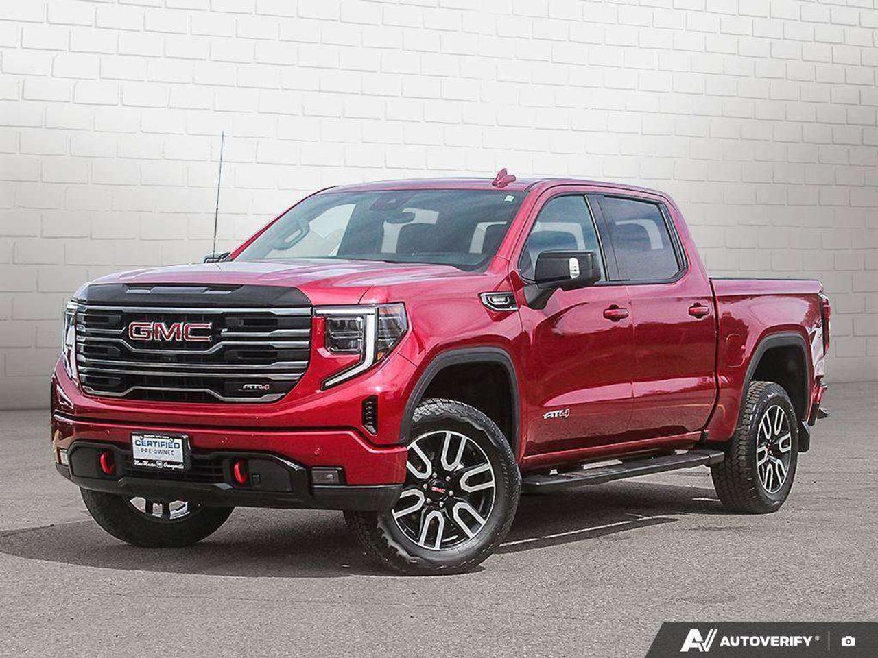 2025 GMC Sierra 1500 AT4, 3.0L DIESEL, 4X4, X31, ALLOYS, LEATHER, 1-OWNER, CERTIFIED PREOWNED! Photo