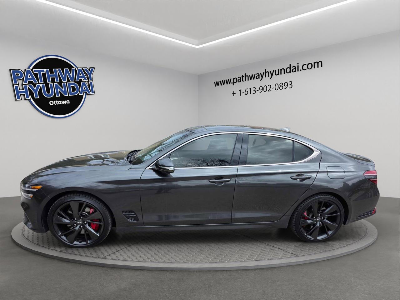 2022 Genesis G70 3.3T Sport | Reverse Cam | Heated Seats Photo3