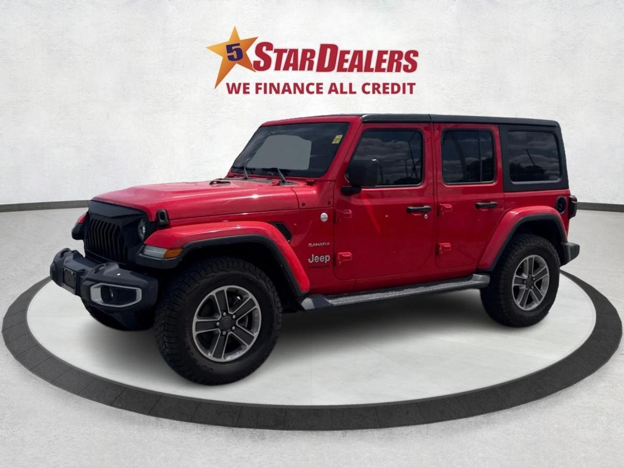 2018 Jeep WRANGLER UNLIMITED NAV LEATHER HEATED SEATS! WE FINANCE ALL CREDIT! Photo