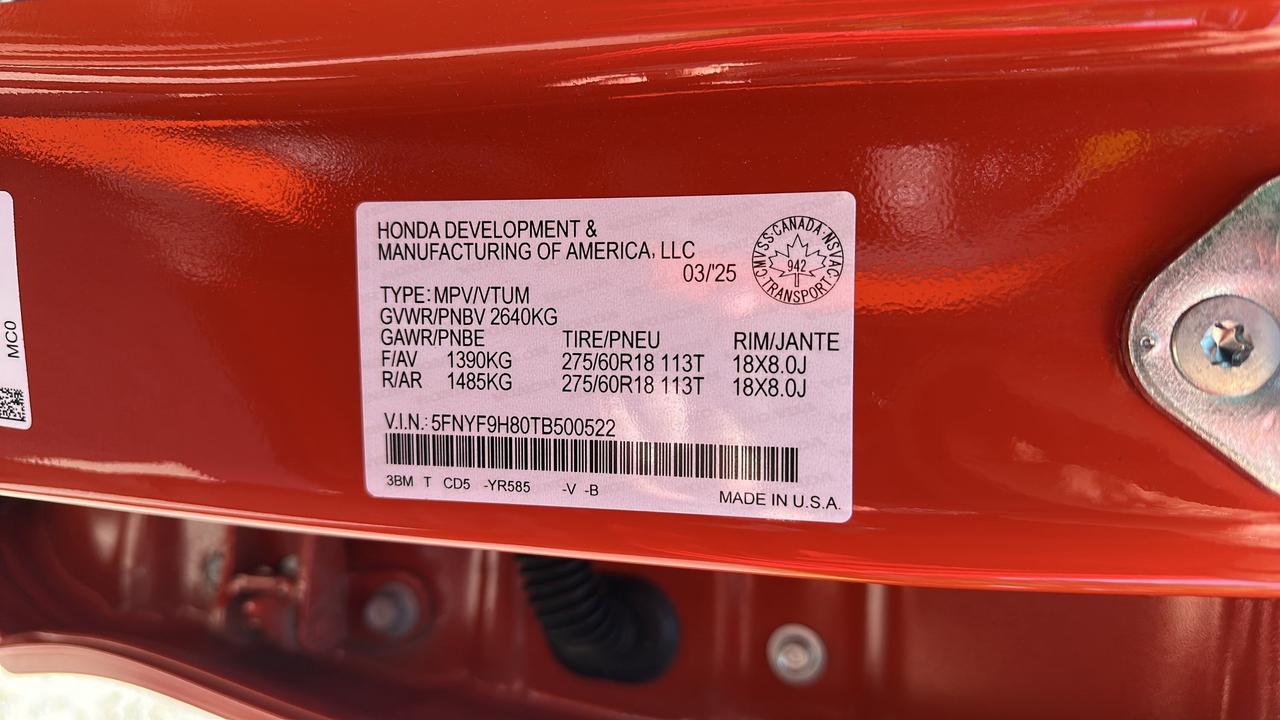 2026 Honda Passport Touring Photo