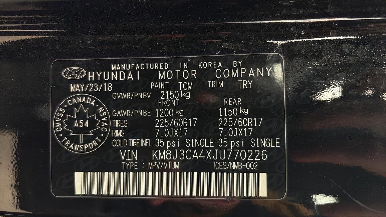 2018 Hyundai Tucson 2.0L SE AWD Photo