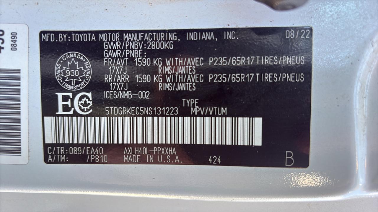 2022 Toyota Sienna  Photo