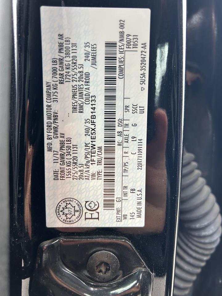 2018 Ford F-150 FX4 Photo