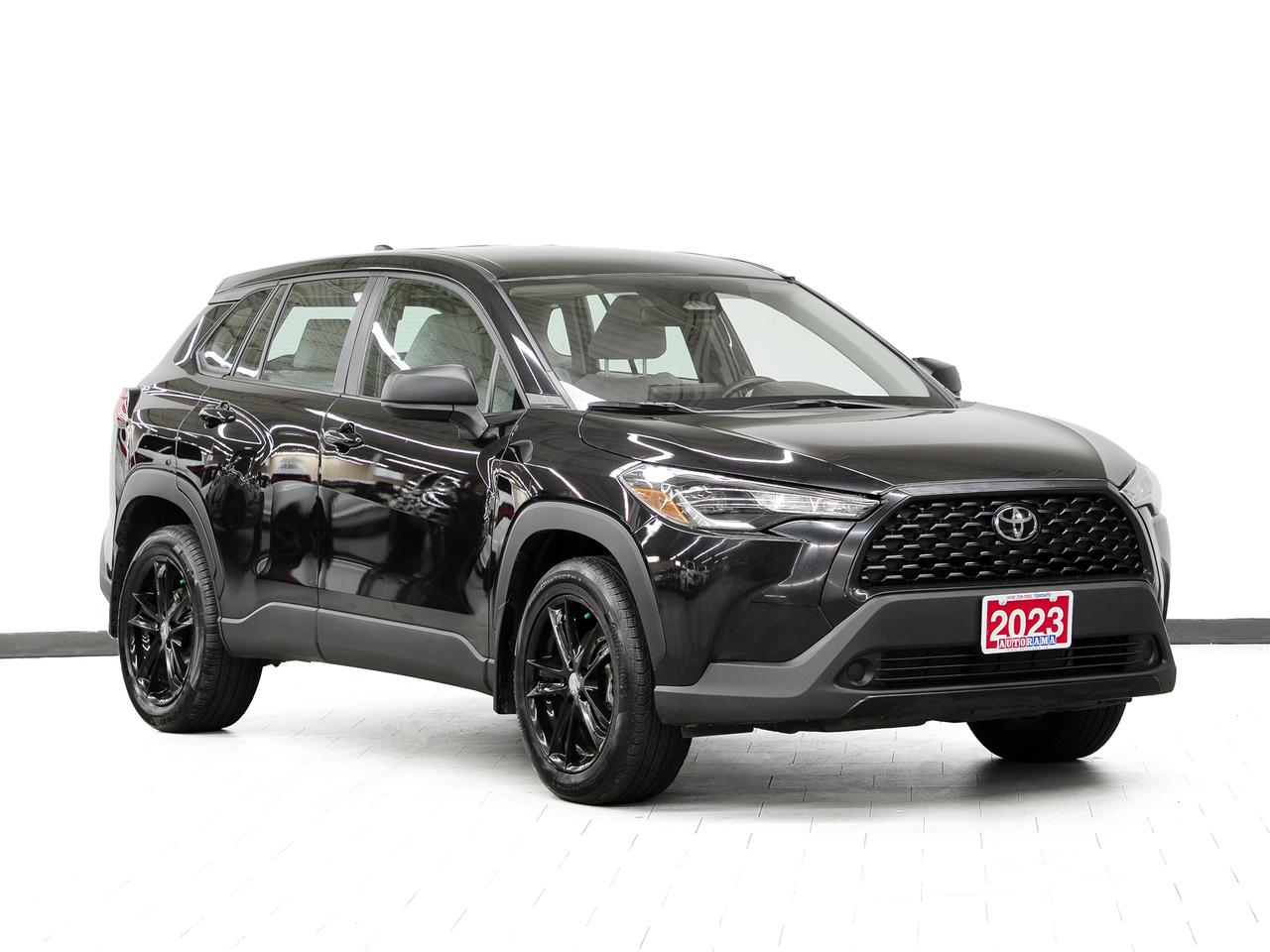 <div style=margin-bottom: 15px;><p data-path-to-node=1>Cash Price: $26,850 Finance Price: $24,850</p></div><div style=margin-bottom: 15px;><p data-path-to-node=2>Clean CarFax. 17-inch steel wheels | Premium fabric seating surfaces | Heated front seats | 8-inch Toyota Multimedia touchscreen | Wireless Apple CarPlay & Android Auto compatibility | Toyota Safety Sense 3.0 | Pre-Collision System with Pedestrian Detection | Full-Speed Range Dynamic Radar Cruise Control | Lane Departure Alert with Steering Assist | Lane Tracing Assist | Automatic High Beams | Air conditioning | Remote keyless entry | 4.2-inch multi-information display | Backup camera | Bluetooth connectivity. 2.0L 4-cylinder engine (169HP) with Continuously Variable Transmission (CVT). Smooth Eco Comfort. Extended warranty options available. Trades are welcome. Financing for all credit types. Same-day approval. 125-point inspection completed. Detailed from corner to corner. Over 250 high-quality used vehicles available at the lowest prices for you to choose from. All vehicles are indoors. Visit us rain or shine.</p></div><div style=margin-bottom: 15px;>Call us to book a test drive: <a href=tel:4167397262>416-739-7262</a><br>Get pre-approved for your car loan in a minute: <a href=https://www.autorama.ca/financing/>Apply for Used Car Financing</a><br>Visit our showroom: 1205 Finch Ave West, North York, ON M3J 2E8</div><div style=margin-top: 15px; margin-bottom: 15px;>&mdash;&mdash;&mdash;&mdash;&mdash;&mdash;&mdash;&mdash;&mdash;&mdash;&mdash;&mdash;&mdash;&mdash;&mdash;&mdash;&mdash;&mdash;&mdash;&mdash;&mdash;&mdash;&mdash;&mdash;&mdash;&mdash;&mdash;&mdash;</div><h3 style=margin-bottom: 5px; margin-top: 0;>Pricing&nbsp;</h3><div style=margin-bottom: 15px;>Best Priced Dealer Award Winner for consecutive years. No admin or hidden fees. Prices exclude HST and licensing. Although every effort is made to ensure accuracy, Autorama is not responsible for typographical errors, omissions, or changes. Please verify all details in person. <span style=text-decoration: underline;>All vehicles can be Certified for an additional $999</span>. If not Certified, as per OMVIC Regulations, the vehicle is deemed to be not drivable and not Certified. Special pricing is not available to commercial, dealer, or exporting purchasers.</div><div style=margin-top: 15px; margin-bottom: 15px;>&mdash;&mdash;&mdash;&mdash;&mdash;&mdash;&mdash;&mdash;&mdash;&mdash;&mdash;&mdash;&mdash;&mdash;&mdash;&mdash;&mdash;&mdash;&mdash;&mdash;&mdash;&mdash;&mdash;&mdash;&mdash;&mdash;&mdash;&mdash;</div><h3 style=margin-bottom: 5px; margin-top: 0;>Financing</h3><div style=margin-bottom: 15px;>We welcome all credit types (no credit, new to the country, bankruptcy, consumer proposal, collections, and others). We offer $0 down and no payment for up to 6 months on approved credits. Want to get started now? Apply for a <a href=https://www.autorama.ca/financing/?utm_source=vdpdesc&utm_medium=vdpdesc>car loan online</a>. Same-day auto finance approvals and same-day delivery are available for qualified customers. Financing programs are available for an additional $999. &nbsp;Our team works with a wide network of banks and lenders to help secure the best possible approval tailored to your situation.</div><div style=margin-top: 15px; margin-bottom: 15px;>&mdash;&mdash;&mdash;&mdash;&mdash;&mdash;&mdash;&mdash;&mdash;&mdash;&mdash;&mdash;&mdash;&mdash;&mdash;&mdash;&mdash;&mdash;&mdash;&mdash;&mdash;&mdash;&mdash;&mdash;&mdash;&mdash;&mdash;</div><h3 style=margin-bottom: 5px; margin-top: 0;>Vehicle Review</h3><div style=margin-bottom: 15px;><p data-path-to-node=12>The 2023 Toyota Corolla Cross L offers the legendary reliability and efficiency of the Corolla in a highly practical and versatile compact SUV package. Powered by a responsive 2.0L 4-cylinder engine that delivers 169 horsepower, it is paired with a smooth CVT for exceptional fuel economy on your daily commute. The comfortable and spacious cabin features premium fabric seating, heated front seats to keep you warm during Ontario winters, and an upgraded 8-inch touchscreen with seamless wireless Apple CarPlay and Android Auto integration. Safety is prioritized with the advanced Toyota Safety Sense 3.0 suite included as standard equipment, featuring Dynamic Radar Cruise Control and Lane Departure Alert. Whether navigating tight city streets or heading out for a weekend adventure across the GTA, the Corolla Cross L provides an incredibly safe, smart, and dependable driving experience. We have a wide selection of used <a href=https://www.autorama.ca/vehicles?dsp_model=618635 target=_blank rel=noopener>Toyota Corolla Cross</a> to help you choose.</p></div><div style=margin-top: 15px; margin-bottom: 15px;>&mdash;&mdash;&mdash;&mdash;&mdash;&mdash;&mdash;&mdash;&mdash;&mdash;&mdash;&mdash;&mdash;&mdash;&mdash;&mdash;&mdash;&mdash;&mdash;&mdash;&mdash;&mdash;&mdash;&mdash;&mdash;&mdash;&mdash;&mdash;</div><h3 style=margin-bottom: 5px; margin-top: 0;>Warranty</h3><div style=margin-bottom: 15px;>This vehicle qualifies for an extended warranty with a variety of terms and coverage options. Ask us anytime, we&rsquo;ll help you choose the plan that&rsquo;s right for you.</div><div style=margin-top: 15px; margin-bottom: 15px;>&mdash;&mdash;&mdash;&mdash;&mdash;&mdash;&mdash;&mdash;&mdash;&mdash;&mdash;&mdash;&mdash;&mdash;&mdash;&mdash;&mdash;&mdash;&mdash;&mdash;&mdash;&mdash;&mdash;&mdash;&mdash;&mdash;&mdash;&mdash;</div><h3 style=margin-bottom: 5px; margin-top: 0;>Trade-In / Appraisal</h3><div style=margin-bottom: 15px;>Have a vehicle to trade? We pay top dollar for trades, any vehicle, any condition. Bring your trade for a free appraisal when you visit us or you can apply for</div><div style=margin-top: 15px; margin-bottom: 15px;>&mdash;&mdash;&mdash;&mdash;&mdash; &mdash;&mdash;&mdash;&mdash;&mdash;&mdash;&mdash;&mdash;&mdash;&mdash;&mdash;&mdash;&mdash;&mdash;&mdash;&mdash;&mdash;&mdash;&mdash;&mdash;&mdash;&mdash;&mdash;</div><h3 style=margin-bottom: 5px; margin-top: 0;>Visit / Showroom Info</h3><div style=margin-bottom: 15px;>Visit our indoor showroom (rain or shine) at:<br>Autorama 1205 Finch Ave West, North York, ON M3J 2E8<br>Call us at <a href=tel:4167397262>416-739-7262</a> to book a test drive or ask questions.</div><div style=margin-top: 15px; margin-bottom: 15px;>&mdash;&mdash;&mdash;&mdash;&mdash;&mdash;&mdash;&mdash;&mdash;&mdash;&mdash;&mdash;&mdash;&mdash;&mdash;&mdash;&mdash;&mdash;&mdash;&mdash;&mdash;&mdash;&mdash;&mdash;&mdash;&mdash;&mdash;&mdash;</div><h3 style=margin-bottom: 5px; margin-top: 0;>Who we are</h3><div style=margin-bottom: 15px;>Autorama is Toronto&rsquo;s trusted, award-winning <a href=https://www.autorama.ca/?utm_source=vdpdesc&utm_medium=vdpdesc>used car dealership</a>, offering over 250 hand-picked vehicles at the lowest prices. We&rsquo;re committed to exceptional service and have proudly served Toronto, Mississauga, Brampton, and the GTA for over 25 years &mdash; and with our full indoor showroom, you can visit us rain or shine.</div><div style=margin-top: 15px; margin-bottom: 15px;>&mdash;&mdash;&mdash;&mdash;&mdash;&mdash;&mdash;&mdash;&mdash;&mdash;&mdash;&mdash;&mdash;&mdash;&mdash;&mdash;&mdash;&mdash;&mdash;&mdash;&mdash;&mdash;&mdash;&mdash;&mdash;&mdash;&mdash;&mdash;</div><h3 style=margin-bottom: 5px; margin-top: 0;>Disclaimers</h3><ul style=margin-top: 0; padding-left: 20px;><li><span data-olk-copy-source=MessageBody>Prices exclude HST and licensing.</span></li></ul><ul style=margin-top: 0; padding-left: 20px;><li data-ogsc= data-olk-copy-source=MessageBody>Prices, rates, and payments are subject to change without notice.</li></ul><ul style=margin-top: 0; padding-left: 20px;><li data-ogsc= data-olk-copy-source=MessageBody>Advertised price includes a $2,000 finance credit. Cash price may differ.</li></ul><ul style=margin-top: 0; padding-left: 20px;><li data-ogsc= data-olk-copy-source=MessageBody>All vehicles come standard with one key. Additional keys may be purchased at the time of sale.</li></ul><ul style=margin-top: 0; padding-left: 20px;><li><span data-olk-copy-source=MessageBody>Although every effort is made to ensure accuracy, Autorama is not responsible for typographical errors, omissions, or changes. Please verify all details with your Sales & Finance Specialist.</span></li></ul>