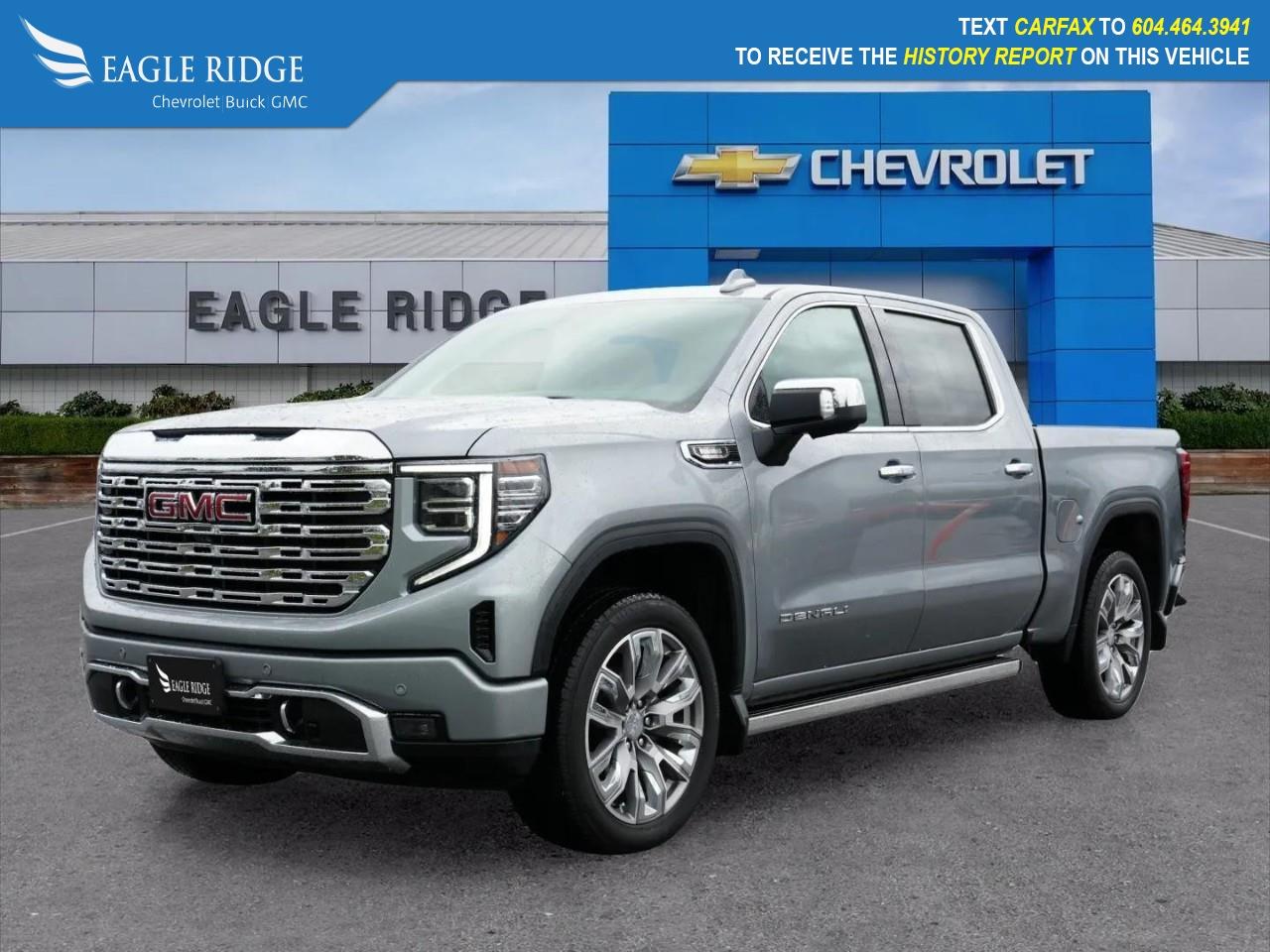 Used 2025 GMC Sierra 1500 Denali 13.4-inch touchscreen, 12.3-inch driver display, wireless Android Auto® and Apple CarPlay®, WiFi compatibility, Google Built-In, wireless charging, Bluetooth®, voice control, and Bose audio system. for sale in Coquitlam, BC