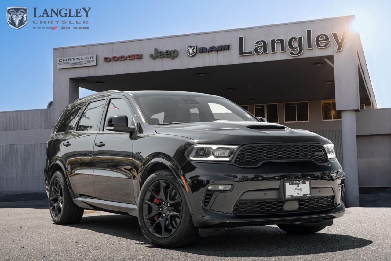 <p><strong>2023 Dodge Durango SRT 392 Premium AWD</strong></p><p>The 2023 Dodge Durango SRT 392 Premium is a high-performance three-row SUV that blends muscle car acceleration with family-sized utility and advanced towing capabilities.</p><ul><li><p>Engine: 6.4L HEMI V8 SRT Engine</p></li><li><p>Performance: 475 hp and 470 lb-ft of Torque</p></li><li><p>Acceleration: 0-60 mph in 4.4 seconds</p></li><li><p>Max Towing Capacity: 3,946 kg (8,700 lbs)</p></li><li><p>Drivetrain: Performance All-Wheel Drive with Brembo High-Performance Brakes</p></li></ul><p>Come book a test drive at Langley Chrysler, conveniently located in Langley, British Columbia.</p>

<p>*All prices plus applicable taxes, applicable environmental recovery charges, documentation of $599 and full tank of fuel surcharge of $76 if a full tank is chosen. <br />Other protection items available that are not included in the above price:<br />Tire & Rim Protection and Key fob insurance starting from $599<br />Service contracts (extended warranties) for coverage up to 7 years and 200,000 kms starting from $599<br />Custom vehicle accessory packages, mudflaps and deflectors, tire and rim packages, lift kits, exhaust kits and tonneau covers, canopies and much more that can be added to your payment at time of purchase<br />Undercoating, rust modules, and full protection packages starting from $199<br />Financing Fee of $500 when applicable<br />Flexible life, disability and critical illness insurances to protect portions of or the entire length of vehicle loan</p>
