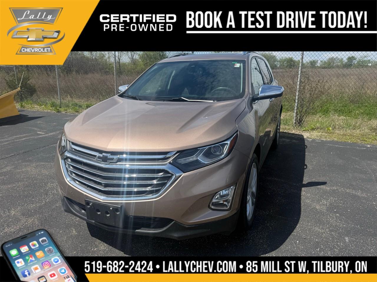 Used 2019 Chevrolet Equinox Premier for sale in Tilbury, ON