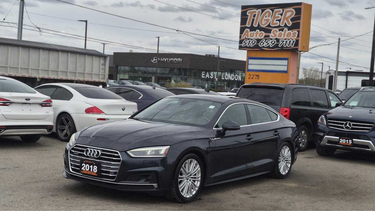 2018 Audi A5 SPORTBACK, TECHNIK, DEALER SERVICED, CERTIFIED - Photo #1