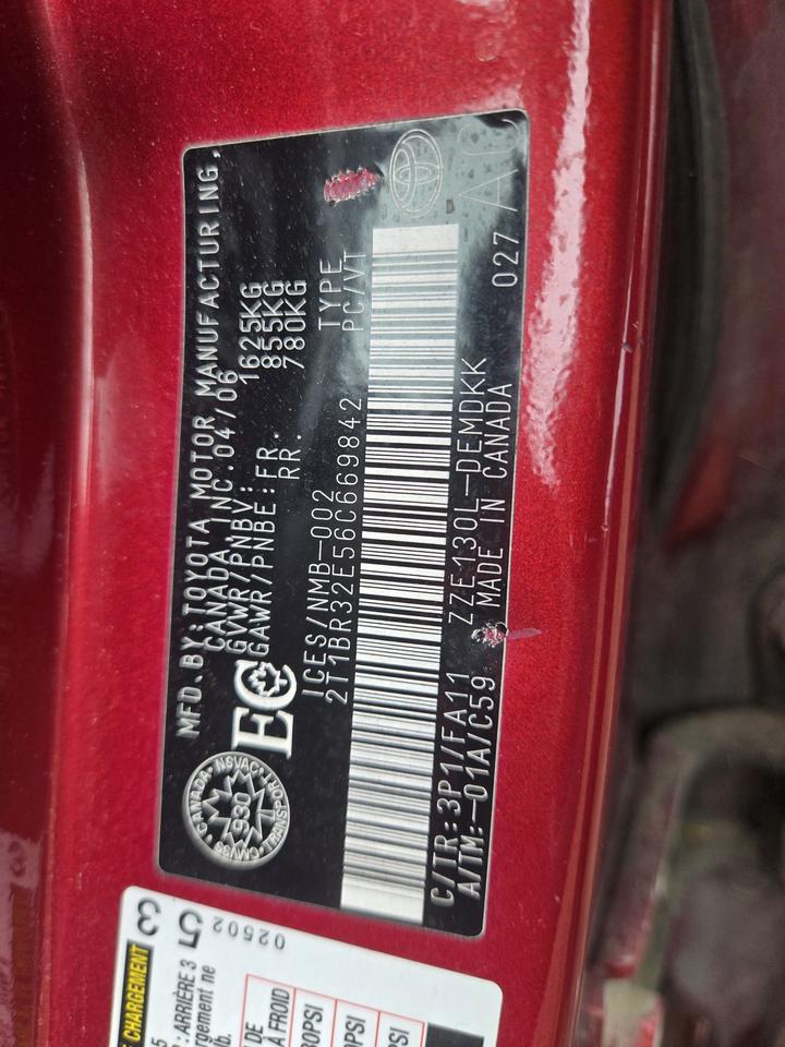 2006 Toyota Corolla CE Photo