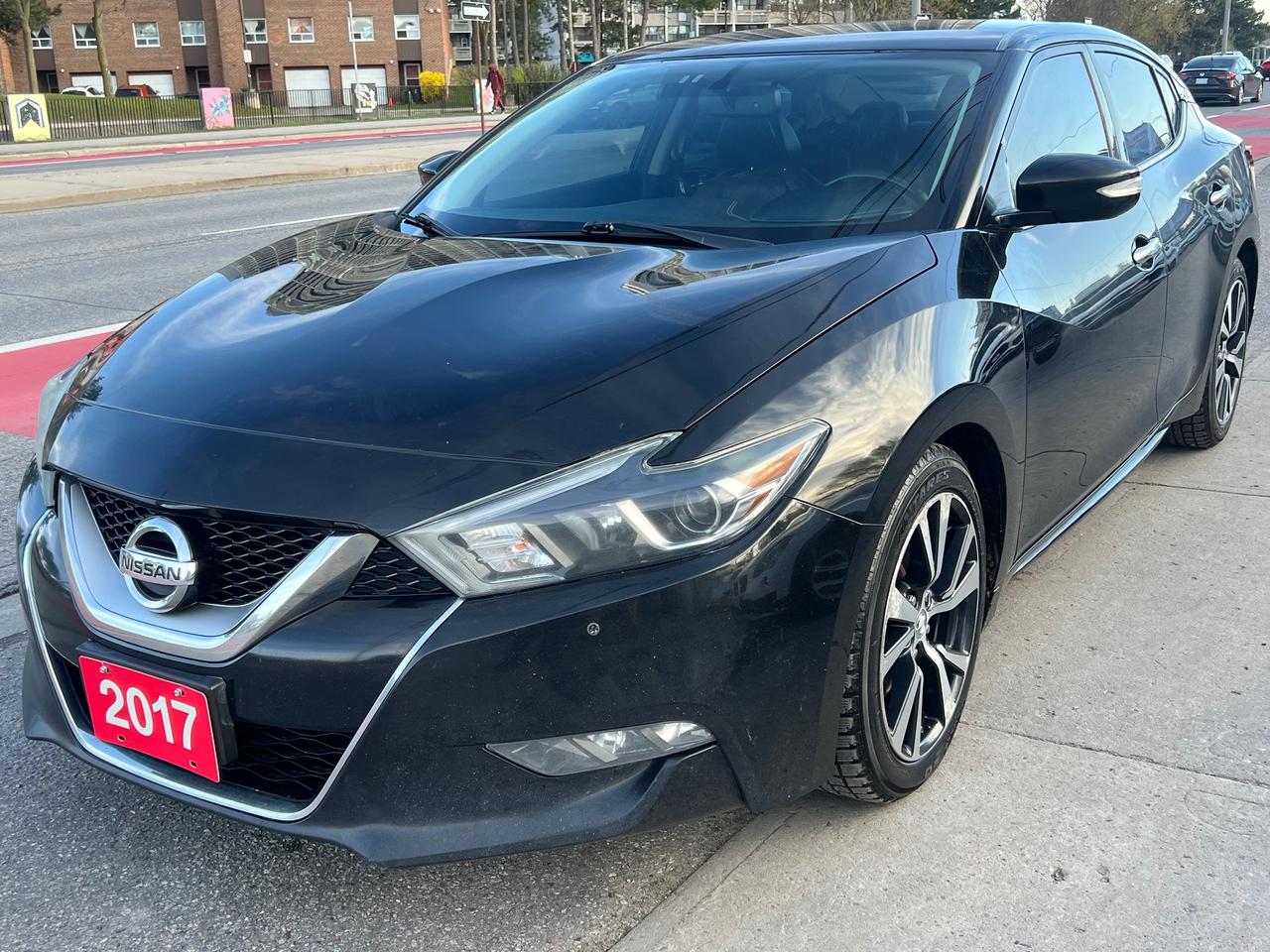 2017 Nissan Maxima LEATHER-NAV-BACK CAM-HEATED SEATS & MORE! Photo2