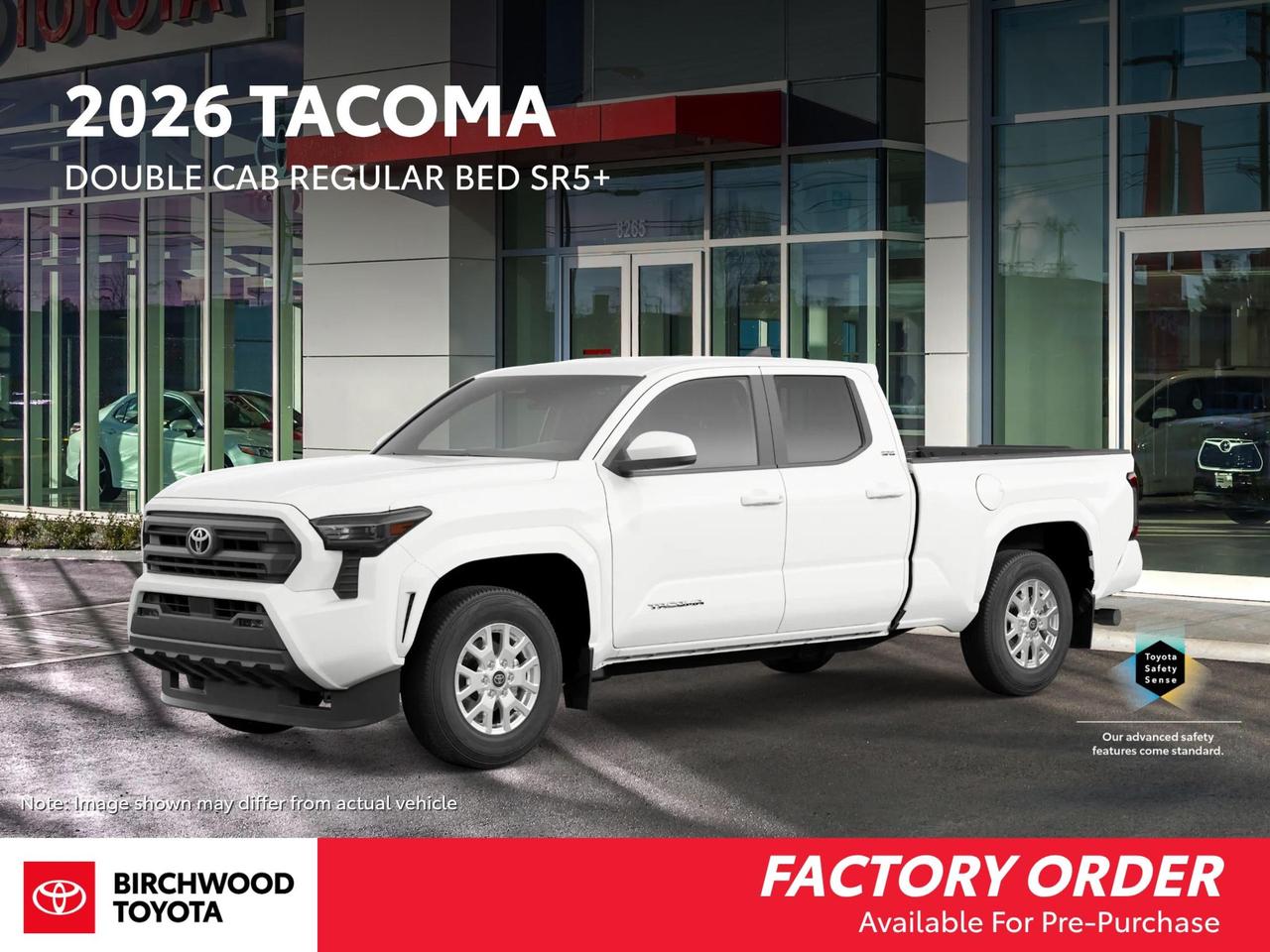 Experience is Everything at Birchwood Toyota! Our mission is to provide the most transparent and efficient sales process for our customers. We strive to provide the best service possible, whether you visit us in person, shop our website, or take advantage of our buy from home program.

Find out what FACTORY INCENTIVES or BIRCHWOOD PROMOTIONS may apply to the vehicle youre interested in driving. Call now! 204-889-3700. 

This vehicle qualifies for Birchwood Toyota Shield, which includes:

Guardian Protection:
- Cosmetic Wheel Protection
- Paintless Dent Repair
- Key/Remote Replacement


Vehicle may not be exactly as shown.

Dealer Permit #0025
Dealer permit #0025