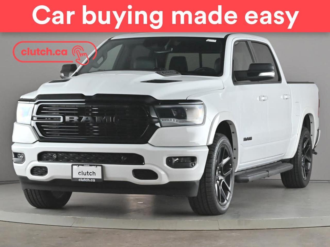 Electric Parking Brake, Brake Assist, Running Boards and more!<br> <br>Clutch is the largest online used car retailer in Canada, delivering a seamless, hassle-free car-buying experience to drivers everywhere. Shop thousands of used cars online, get the right one delivered to your door, and enjoy peace of mind with our 10-Day Money-Back Guarantee. How sweet is that? To learn more, visit clutch.ca.<br> <br>The top features for this car include:<br> <br>Auto Stop/Start<br>Electric Parking Brake<br>Brake Assist<br>Running Boards<br>Bed-Rail Protectors<br>Auto Dimming Rearview Mirror<br>Front Heated Seats<br>Ventilated Front Seats<br>Power Lumbar Support<br>Rear Heated Seats<br>Folding Rear Seats<br>Driver Seat Memory System<br>Climate Control<br>Dual Zone Front Climate Control<br>Rear Climate Vents<br>Premium Sound System<br>Speed-Sensitive Volume<br>Bluetooth Music<br>Touchscreen Display<br>GPS Navigation<br>Cruise Control<br>Integrated Garage Door Opener<br>12V Outlet<br>Hands Free Device Connectivity<br>Apple CarPlay<br>Android Auto<br>Wireless Charging<br>USB Input<br>Keyless Entry<br>Push Button Start<br>Passive Keyless Entry<br>Keyfob Remote Start<br>Power Folding Exterior Mirrors<br>Forward Collision Mitigation<br>Heated Steering Wheel<br>Trailer Brake Controller<br>One-Touch Windows<br>Rain Sensing Wipers<br>Rear Window Defroster<br>Panoramic Sunroof<br>Hill Assistance<br>Automatic High Beams<br>Rear View Camera<br>Parking Sensors<br>Rear Parking Sensors<br>Power Driver Seat<br>Power Passenger Seat<br>Ambient Lighting<br>In-Box Lighting<br>App Remote Start<br> <br>Seamless home delivery - Delivery to your door in a matter of days. Available on select packages.<br> <br>Try it out for 10 days - If you do not like it, we will take it back. <br> <br>Quality assured - All cars go through our rigorous 210-point inspection and reconditioning process.<br> <br>Peace of mind - Warranty and protection plans available.<br> <br>Haggle-free - No haggling or hard sells.<br> <br>100% Transparency - Full inspection reports on every car, including high-res photography and a free Carfax report.<br> <br>Listed price is for cash purchase only and does not include taxes, Shipping Fees (if applicable), Delivery Fees (if applicable), government licensing fees.<br> <br>Previous Provincial Registrations:<br>Ontario<br> <br>Stock # 101980