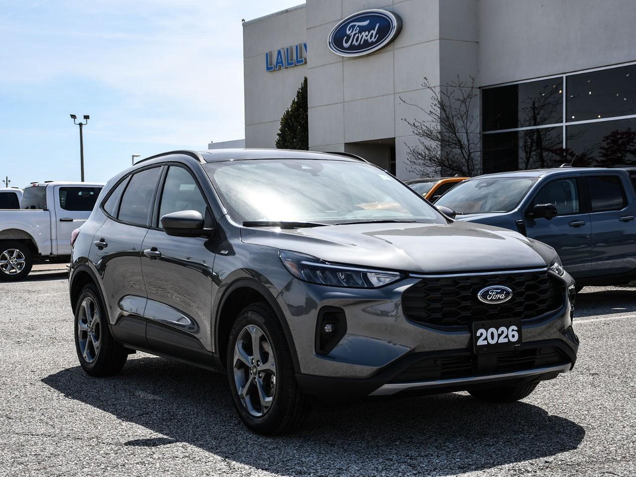 <p>This 2026 Ford Escape St Line Select AWD was a former Ford Executive driven vehicle that is in excellent condition, it is accident free and comes with a free vehicle history report.</p><p>Navigation, sunroof, heated seats, heated steering wheel, remote start, adaptive cruise control, blind spot monitoring, lane keeping system, evasive steering assist, reverse camera, Bluetooth, Sirius XM ready and much more. All Pre-Owned vehicles come standard with one key. If we received additional keys from the previous owner they will be with the vehicle upon delivery at no cost. Additional keys may be purchased at customers requested and expense.</p><p>We use no haggle, no hassle live market pricing to make sure you are getting the best deal possible. Save time and money and book your test drive today!</p><p>Our finance department deals with all of the major banks and lenders and we will do everything we can to get you approved and secure the lowest interest rate possible.</p><p>Full factory warranty remains until 60,000kms, powertrain warranty remains until 100,000kms, extended warranty options are available.</p><p><strong> Special Sale price listed is available to finance purchases only on approved credit. Price of vehicle may differ with other forms of payment.</strong></p>
