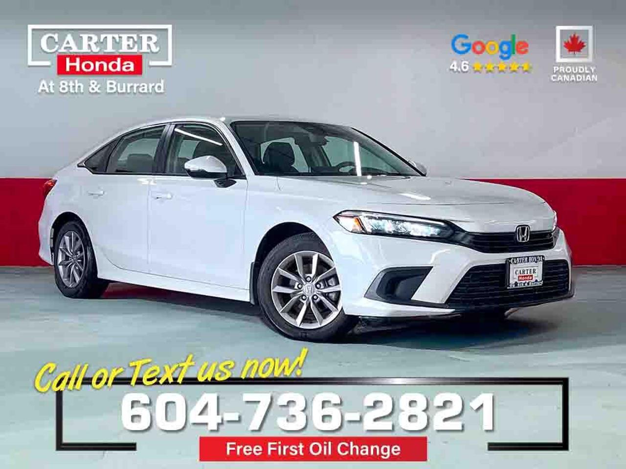 Used 2024 Honda Civic Sedan EX | Heated Seats/Adpt Cruise/Dual Climate Zone for sale in Vancouver, BC