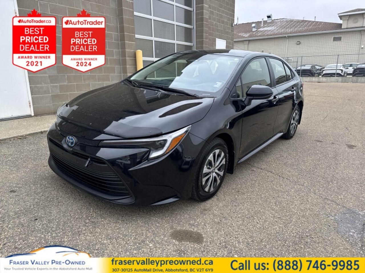 Used 2025 Toyota Corolla Hybrid LE  Clean History. CarPlay. Heated Seats. for sale in Abbotsford, BC