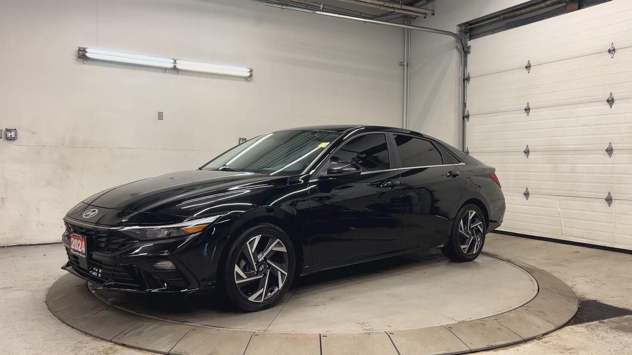 2024 Hyundai Elantra LUXURY | HTD LEATHER |CARPLAY | REMOTE START | NAV Photo4