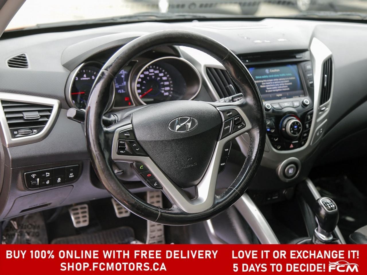 2014 Hyundai Veloster TECH ~MANUAL, FULLY CERTIFIED WITH WARRANTY!!!!~ Photo
