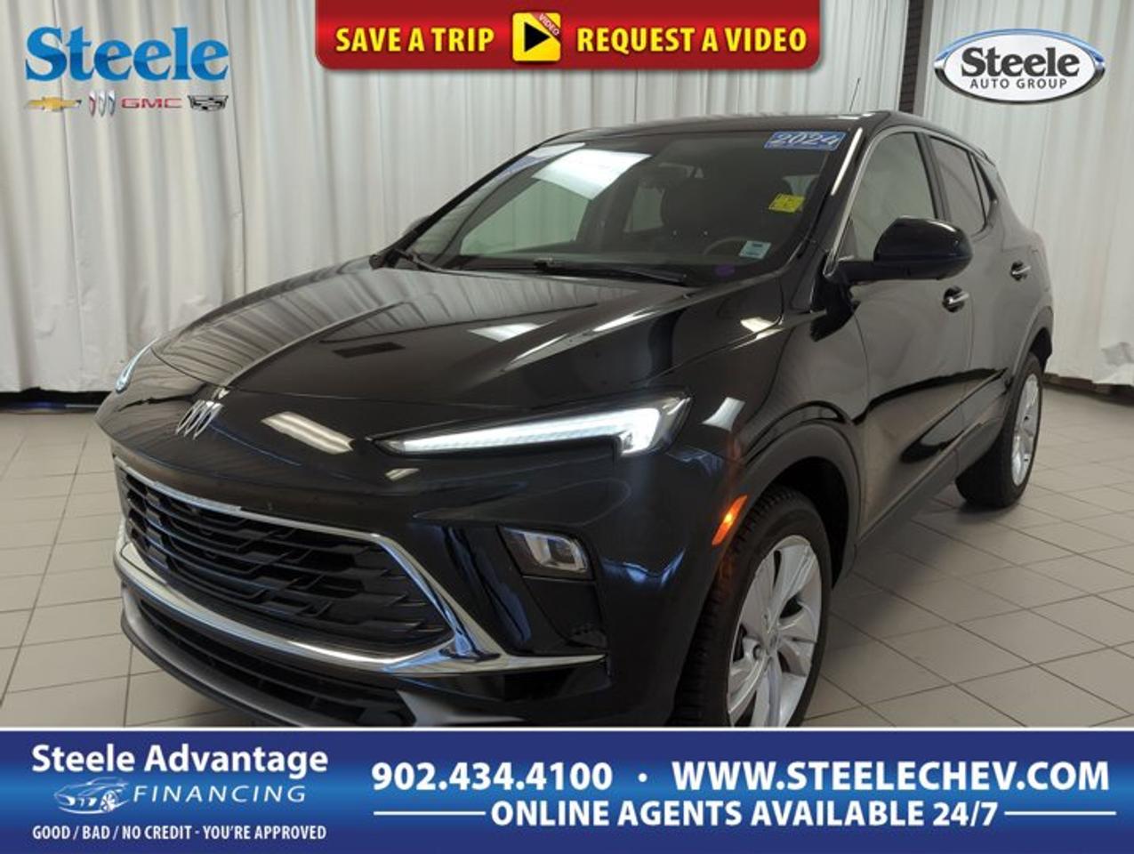 Discover a smart, refined, and efficient compact SUV with this used 2024 Buick Encore GX Preferred, now available at Steele Chevrolet Buick GMC in Dartmouth. With 22,353 km on the odometer, four doors, automatic transmission, all-wheel drive, and a turbocharged 1.3-litre gas engine, this Encore GX Preferred delivers the everyday versatility many drivers want in Atlantic Canada.The 2024 Buick Encore GX Preferred stands out with its balanced size, smooth road manners, and upscale character. It is easy to park in town, comfortable on longer highway drives, and well suited to changing weather thanks to its all-wheel-drive system. For drivers who want practicality, confident traction, and modern Buick design, this compact SUV makes a strong case.FEATURES OF THE Encore GX PreferredCompact SUV shape suits city drivingAutomatic transmission supports smooth daily travelAll-wheel drive adds year-round confidenceTurbocharged engine balances power and efficiencyADVANCED SAFETY FEATURESRear vision support helps with parkingStability control supports secure road handlingTraction management aids slippery conditionsMultiple airbags add occupant reassurancePERFORMANCE AND EFFICIENCYTurbocharged 1.3-litre engine feels responsiveAutomatic transmission delivers smooth accelerationAll-wheel drive improves grip in weatherCompact size helps daily fuel savingsCOMFORT AND CONVENIENCEFour-door layout improves passenger accessElevated seating gives clear outward visibilityCompact footprint makes parking less stressfulQuiet Buick character suits daily commutingTECHNOLOGY AND CONNECTIVITYUser-friendly controls support easy operationClear instrument display aids quick checksSmart cabin layout keeps essentials nearbyModern interface suits everyday connected drivingCARGO SPACERear cargo area handles daily errandsSplit-folding flexibility helps larger item loadsWide opening improves loading convenienceCabin storage supports small personal itemsWHAT OTHER OWNERS LIKEComfortable ride quality for daily useConfident all-wheel drive in poor weatherEasy manoeuvring in tight urban spacesEfficient turbo power for mixed drivingThis used 2024 Buick Encore GX Preferred is a great fit for drivers who want more than basic transportation. Its compact dimensions make it easy to live with, yet it still offers the raised ride height and useful cargo flexibility that SUV shoppers value. The turbocharged 1.3-litre engine is known for delivering a good mix of low-end response and efficiency, while the automatic transmission helps keep every trip smooth and relaxed.All-wheel drive is a major advantage in Dartmouth and across Nova Scotia, especially when roads are wet, snowy, or uneven. It adds extra confidence during changing seasons and helps this Buick Encore GX Preferred feel composed in a wide range of conditions. Whether you are commuting to work, heading out for errands, or planning a weekend drive, this SUV is ready to adapt.Inside, the 2024 Buick Encore GX Preferred offers the practical layout buyers expect from a modern compact SUV. The four-door design makes entry and exit easy for passengers, and the rear cargo area is useful for groceries, sports gear, and day-to-day items. Buick is also known for a more refined driving feel, and that gives this model an appealing sense of calm on the road.For shoppers looking at used compact SUVs, this 2024 Buick Encore GX Preferred offers a compelling blend of efficiency, traction, comfort, and versatility. It is sized for busy streets and parking lots, but it still feels substantial enough for family use and highway travel. At Steele Chevrolet Buick GMC in Dartmouth, this Encore GX Preferred is ready to deliver practical value with modern Buick appeal.This 2024 Buick Encore GX Preferreds VIN is: KL4AMCSL6RB150384.