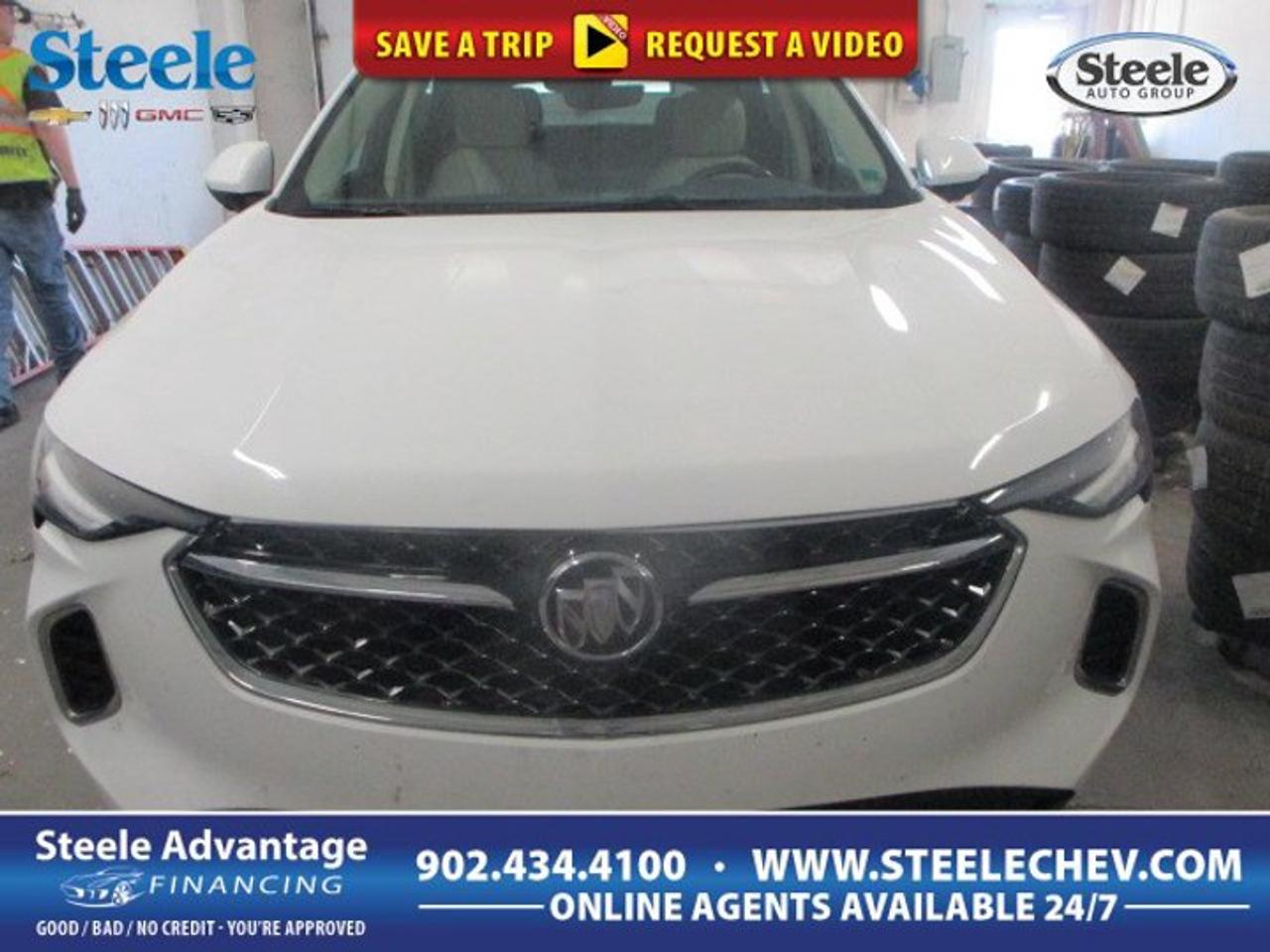 Discover a premium compact SUV that blends upscale comfort, confident all-weather capability, and modern turbocharged performance. This used 2022 Buick Envision is now available at Steele Chevrolet Buick GMC in Dartmouth, and it offers a refined driving experience with the versatility many drivers want for daily commuting and weekend travel.With 77,671 km on the odometer, this 2022 Buick Envision presents a smart balance of value and sophistication. Its 4-door layout makes entry and exit easy for passengers, while the automatic transmission and all-wheel drive system help deliver smooth, composed driving in changing Atlantic Canadian conditions.ADVANCED SAFETY FEATURESStrong body structure supports occupant securityTraction control helps on slippery roadsStability control improves confident cornering feelFour-door design aids easy passenger accessPERFORMANCE AND EFFICIENCYTurbocharged 2.0-litre four-cylinder gas engineAutomatic transmission delivers smooth power shiftsAll-wheel drive adds year-round confidenceBalanced ride for city highway travelCOMFORT AND CONVENIENCEQuiet cabin feel for relaxed drivingFour-door layout improves everyday practicalityComfortable interior suits daily commuting needsElevated seating position enhances outward visibilityTECHNOLOGY AND CONNECTIVITYDriver-focused controls support easier daily useClear instrument layout aids quick referenceModern cabin design feels intuitive insideAutomatic transmission simplifies busy traffic drivingCARGO SPACESUV body style supports flexible haulingRear cargo area handles daily gearUseful space for errands and luggagePractical layout suits active lifestyles wellWHAT OTHER OWNERS LIKESmooth turbo power for passing confidenceQuiet ride on longer highway tripsAll-wheel drive for changing weatherComfortable road manners in daily drivingThe 2022 Buick Envision is well known for its polished road manners. Buick tuned this SUV to feel calm and composed, which makes a real difference on rough pavement and longer drives. The turbocharged 2.0-litre four-cylinder engine gives it solid response, while the automatic transmission keeps power delivery smooth and easy to manage.For drivers in Dartmouth and across Nova Scotia, all-wheel drive is a major advantage. It helps this 2022 Buick Envision feel more secure in rain, slush, and winter conditions. That added traction can also improve confidence when pulling away from a stop or travelling on less predictable road surfaces.Inside, the cabin design focuses on comfort and ease of use. The seating position gives a helpful view of the road ahead, and the SUV shape adds the practicality buyers expect in this segment. Whether you are loading groceries, packing for a road trip, or carrying sports gear, this Envision is ready for everyday life.This used Buick also stands out for buyers who want a more refined compact SUV without moving into a larger vehicle. It offers the elevated ride height and cargo flexibility of an SUV, yet it remains easy to park and comfortable to drive in town. That balance is a big reason why many shoppers continue to choose the Envision.If you are looking for a used SUV with premium character, turbocharged performance, automatic convenience, and all-wheel drive capability, this 2022 Buick Envision deserves a closer look. It is a versatile and polished option for families, commuters, and anyone who wants comfort and confidence in one well-rounded package.This 2022 Buick Envisions VIN is: LRBFZSR48ND065355.