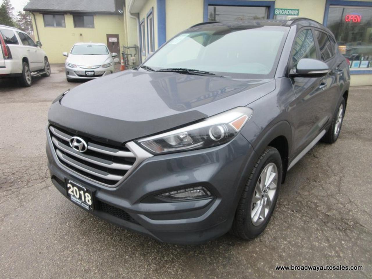 Used 2018 Hyundai Tucson ALL-WHEEL DRIVE SEL-PLUS-EDITION 5 PASSENGER 2.0L - DOHC.. LEATHER.. HEATED SEATS & WHEEL.. PANORAMIC SUNROOF.. BACK-UP CAMERA.. BLUETOOTH.. for sale in Bradford, ON