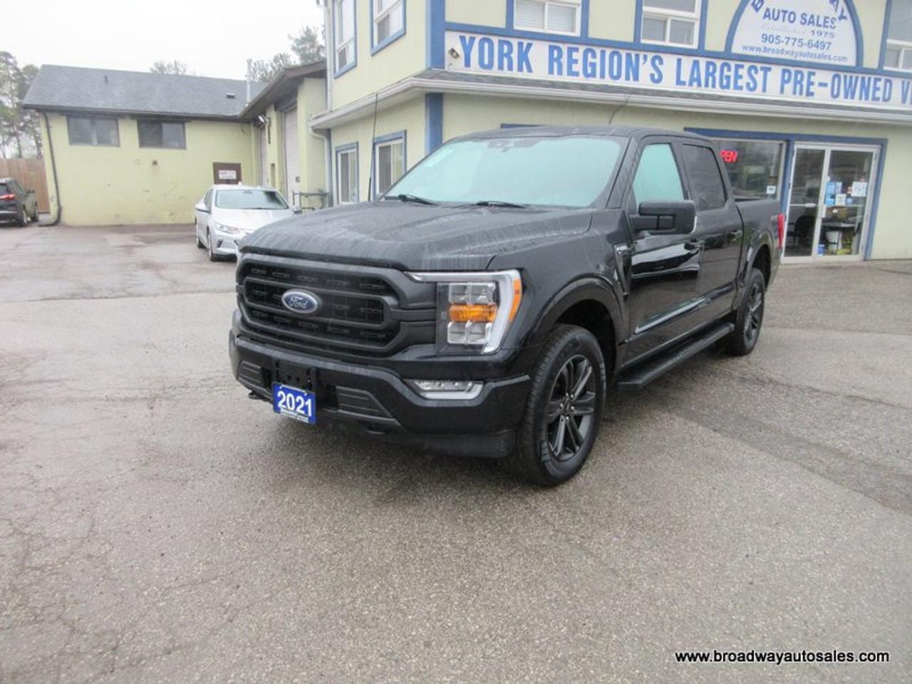 2021 Ford F-150 WORK READY XLT-SPORT-VERSION 5 PASSENGER 5.0L - V8.. 4X4.. CREW-CAB.. SHORTY.. NAVIGATION.. HEATED SEATS.. POWER PEDALS.. BACK-UP CAMERA.. Photo2