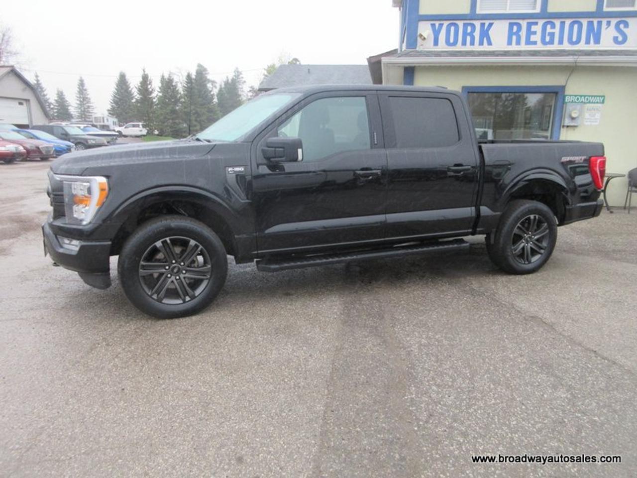 2021 Ford F-150 WORK READY XLT-SPORT-VERSION 5 PASSENGER 5.0L - V8.. 4X4.. CREW-CAB.. SHORTY.. NAVIGATION.. HEATED SEATS.. POWER PEDALS.. BACK-UP CAMERA.. Photo