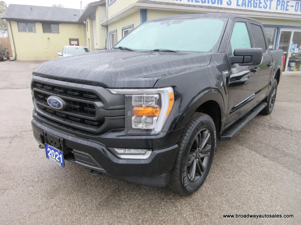 2021 Ford F-150 WORK READY XLT-SPORT-VERSION 5 PASSENGER 5.0L - V8.. 4X4.. CREW-CAB.. SHORTY.. NAVIGATION.. HEATED SEATS.. POWER PEDALS.. BACK-UP CAMERA.. Photo