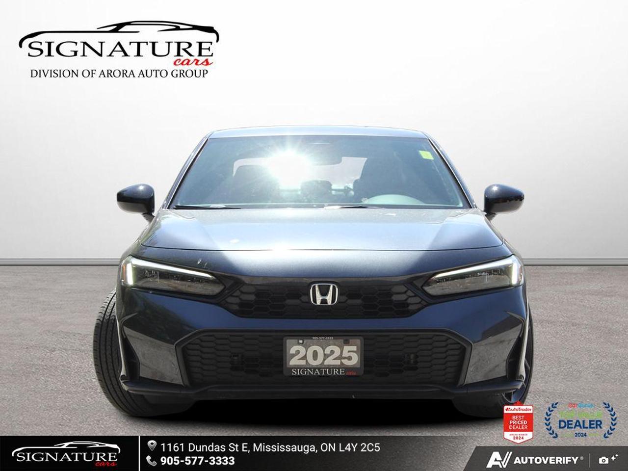 2025 Honda Civic Sport No Accident Sunroof Lane Assist Photo