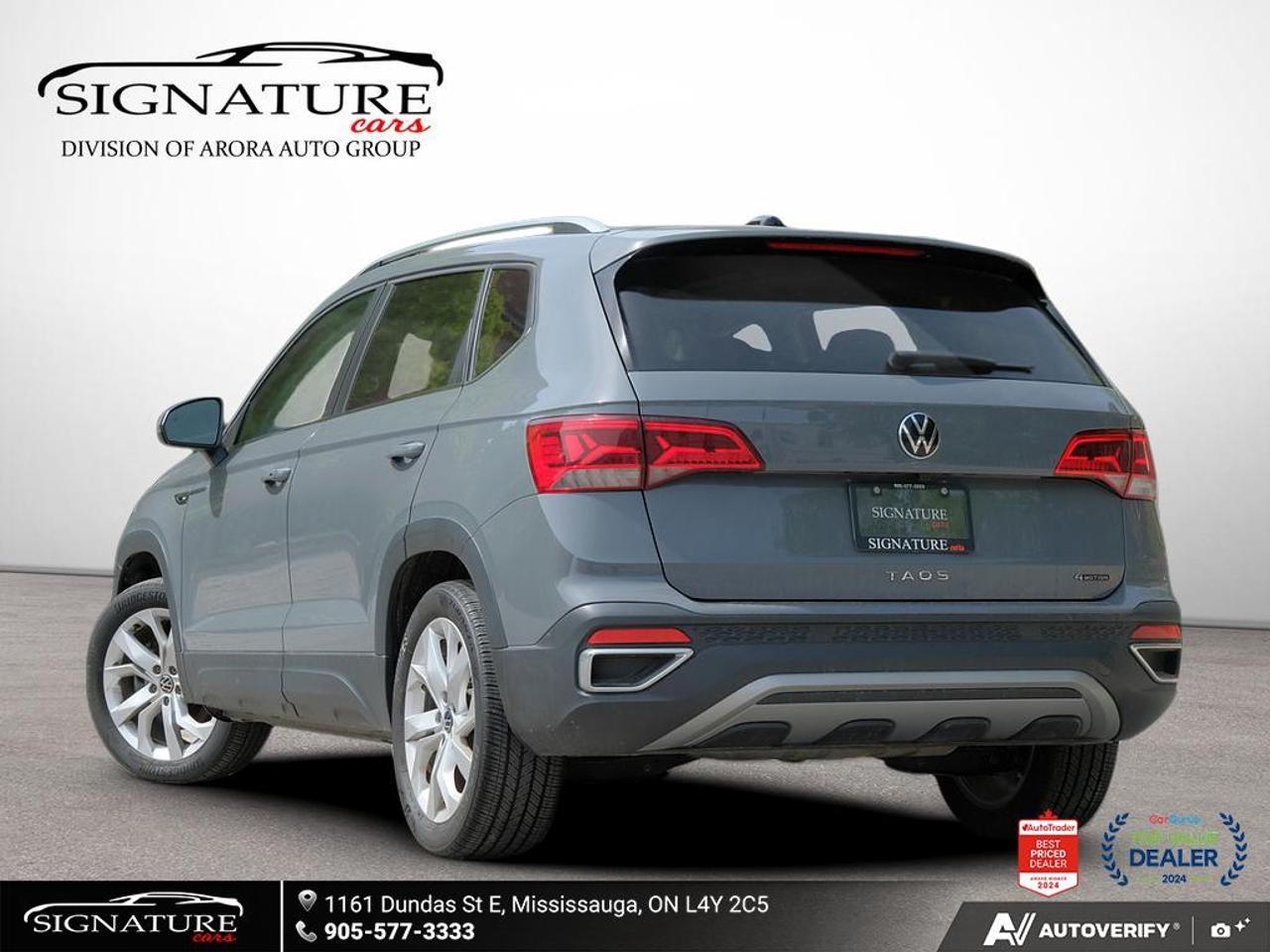 2022 Volkswagen Taos Comfortline No Accident Panoroof Digital Dash ACC Photo3