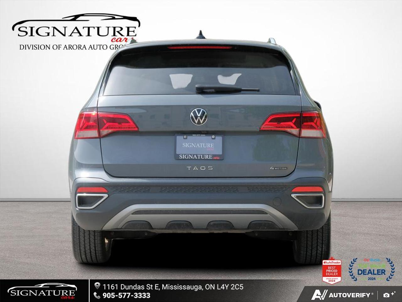 2022 Volkswagen Taos Comfortline No Accident Panoroof Digital Dash ACC Photo
