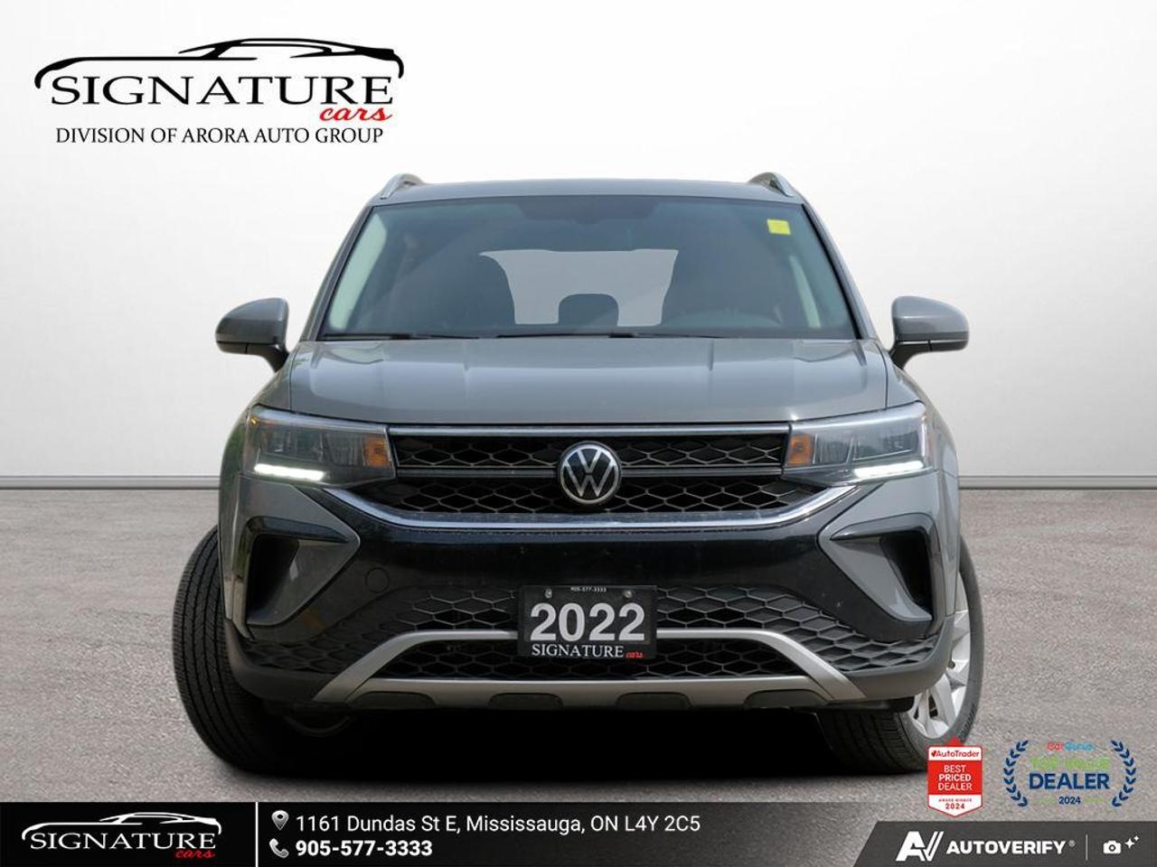 2022 Volkswagen Taos Comfortline No Accident Panoroof Digital Dash ACC Photo
