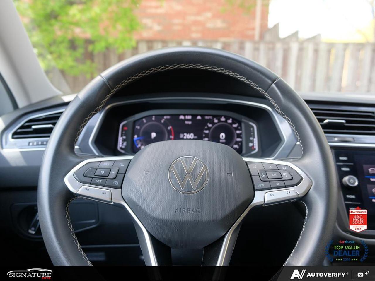 2022 Volkswagen Tiguan Comfortline No Accidents Panoramic Roof Leather Photo