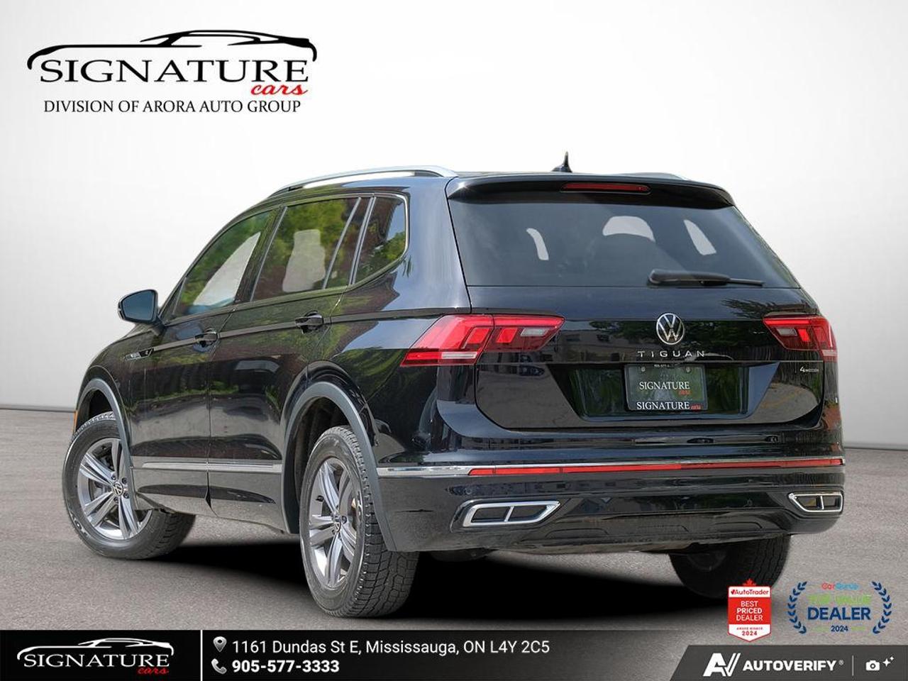 2022 Volkswagen Tiguan Highline R-Line No Accident Fender Panoroof Leathe Photo3