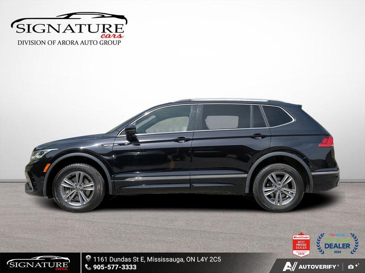 2022 Volkswagen Tiguan Highline R-Line No Accident Fender Panoroof Leathe Photo2