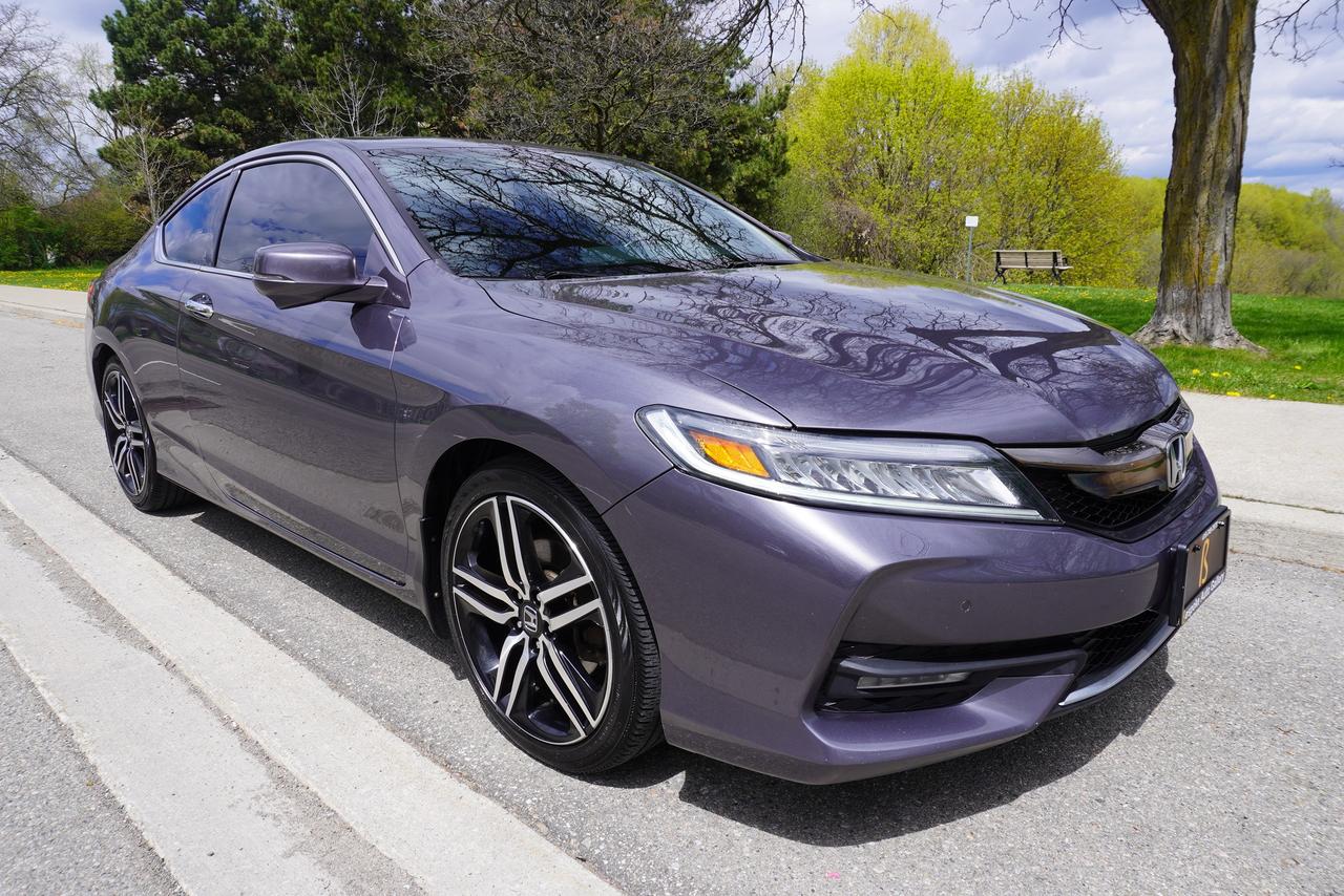 2016 Honda Accord 1 OWNER / TOURING / 6 SPEED MANUAL / V6/ LOCAL CAR Photo